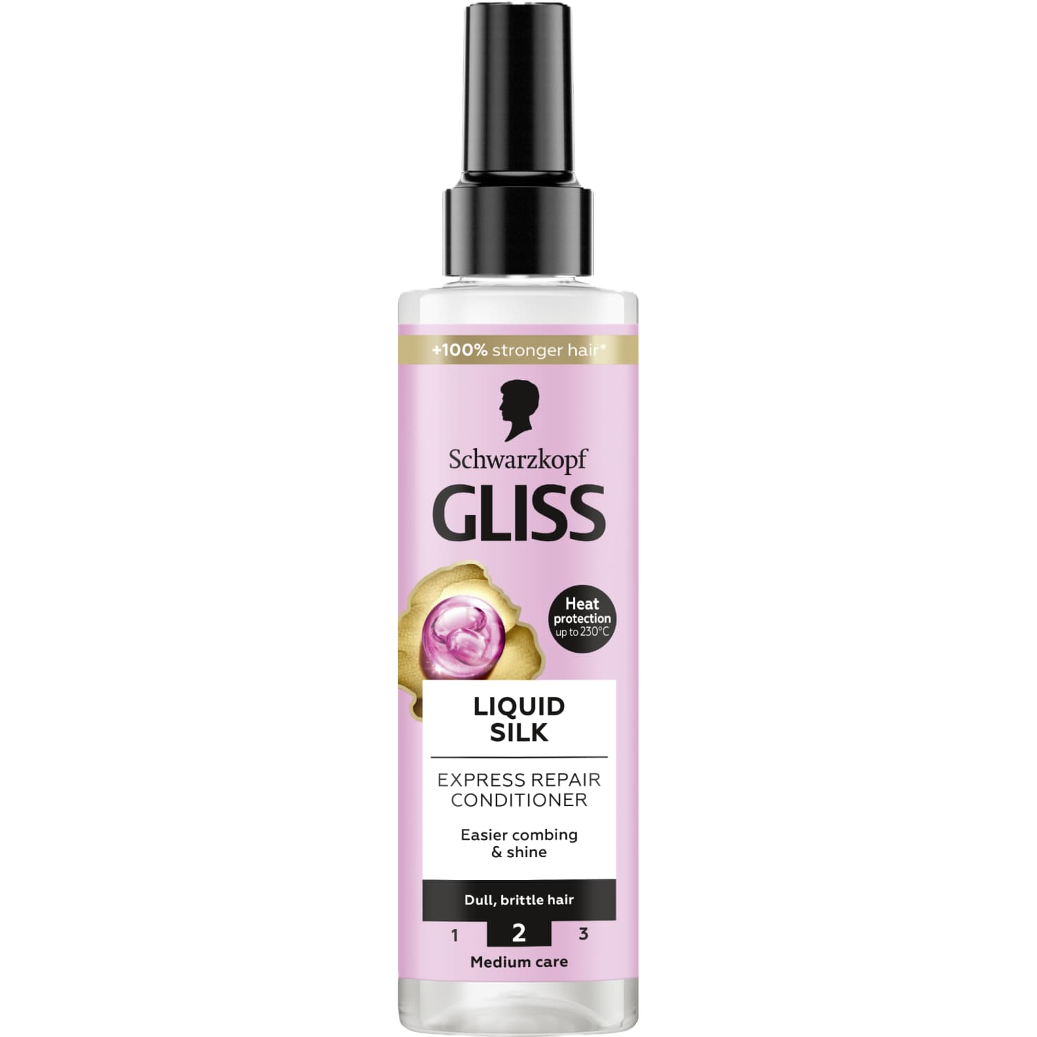 Puršk. plaukų kond. GLISS LIQUID SILK, 200 ml