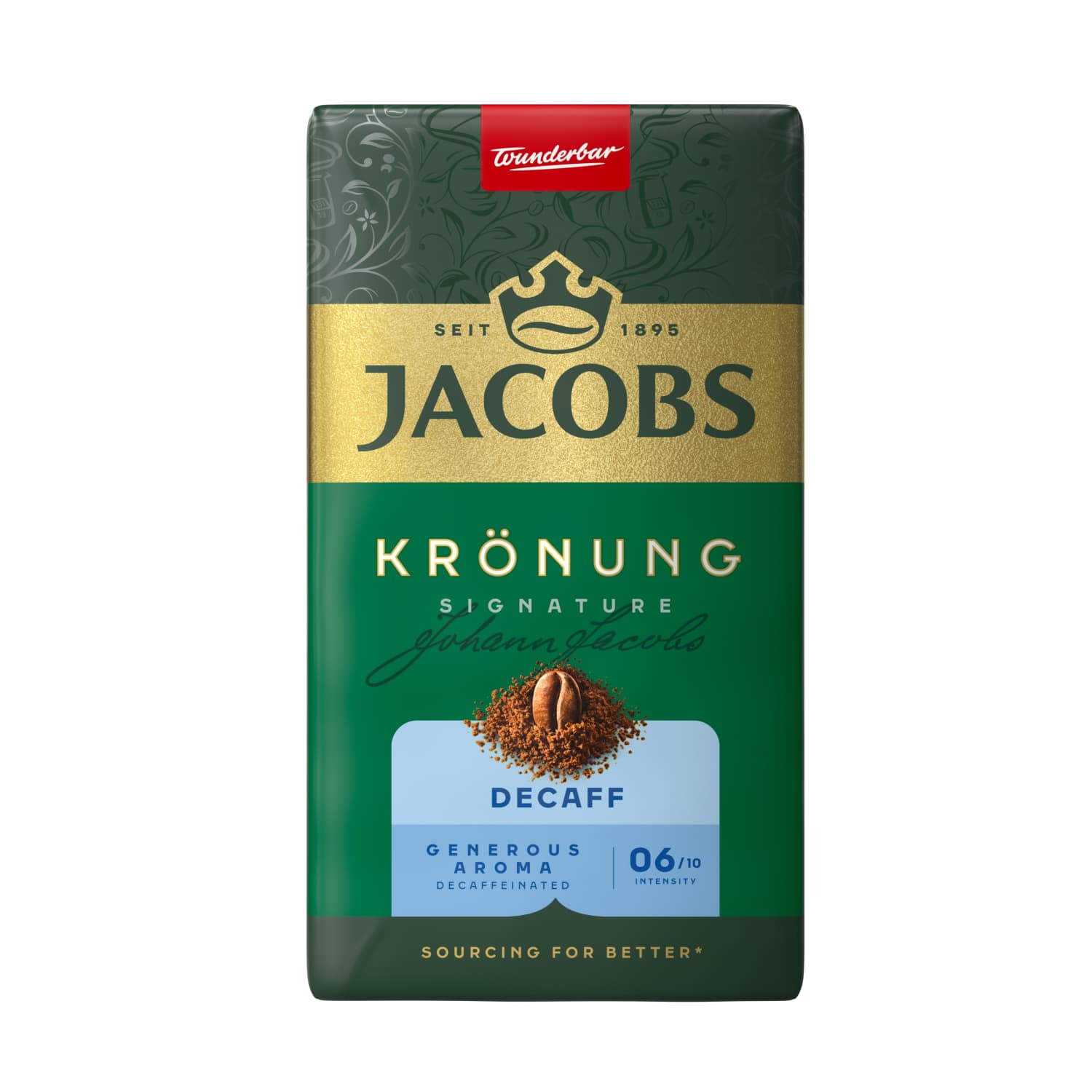 Ground coffee decaf JACOBS KRONUNG, 250 g