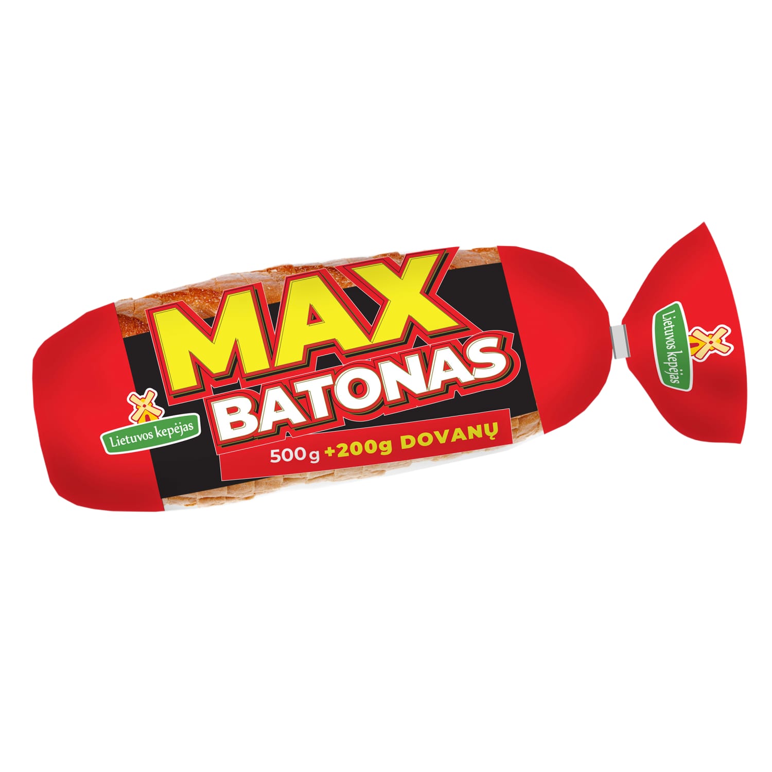 Raikytas batonas MAX LIETUVOS KEPĖJAS, 700 g