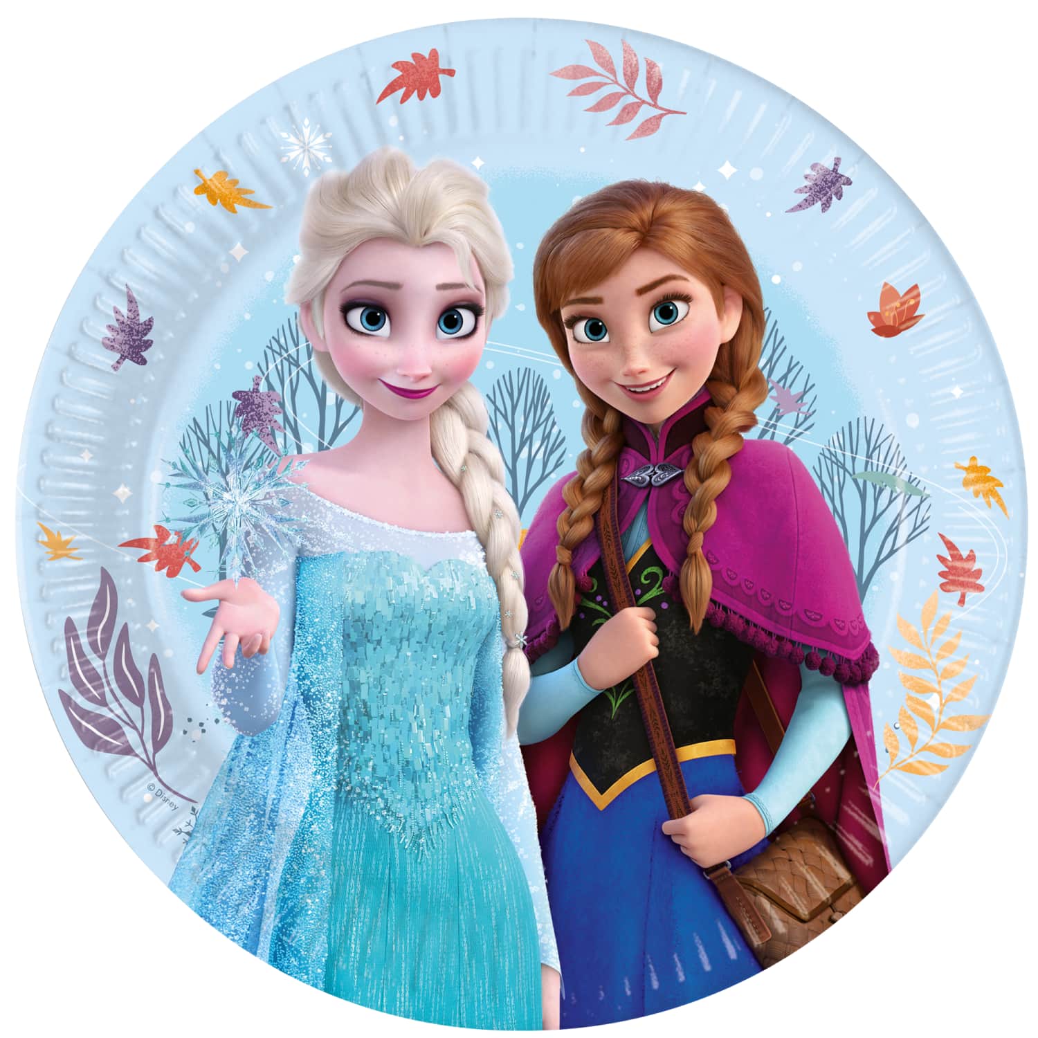 Popierinės lėkštės FROZEN FSC, 23 cm, 8 vnt.