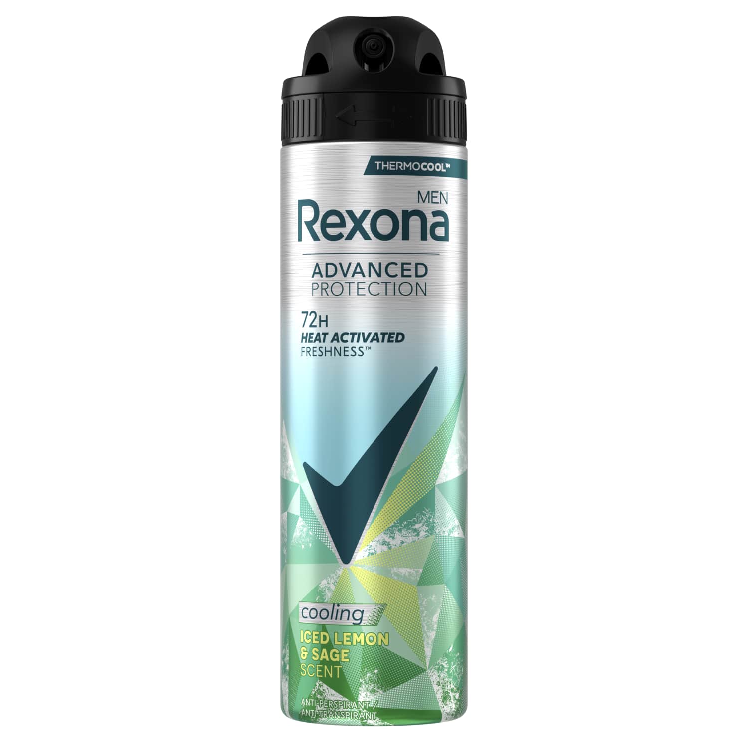 Спрей-дезодорант REXONA MEN ICED LEMON, 150мл