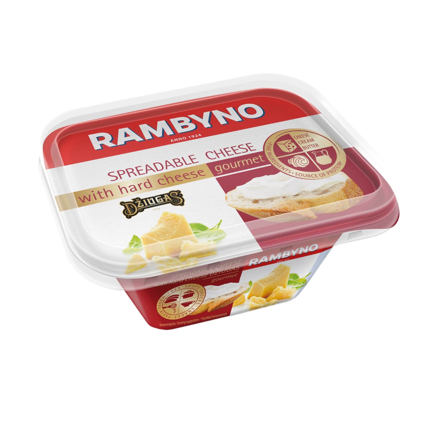 Tep.sūrelis su k. s. RAMBYNO, 50% rieb., 175g