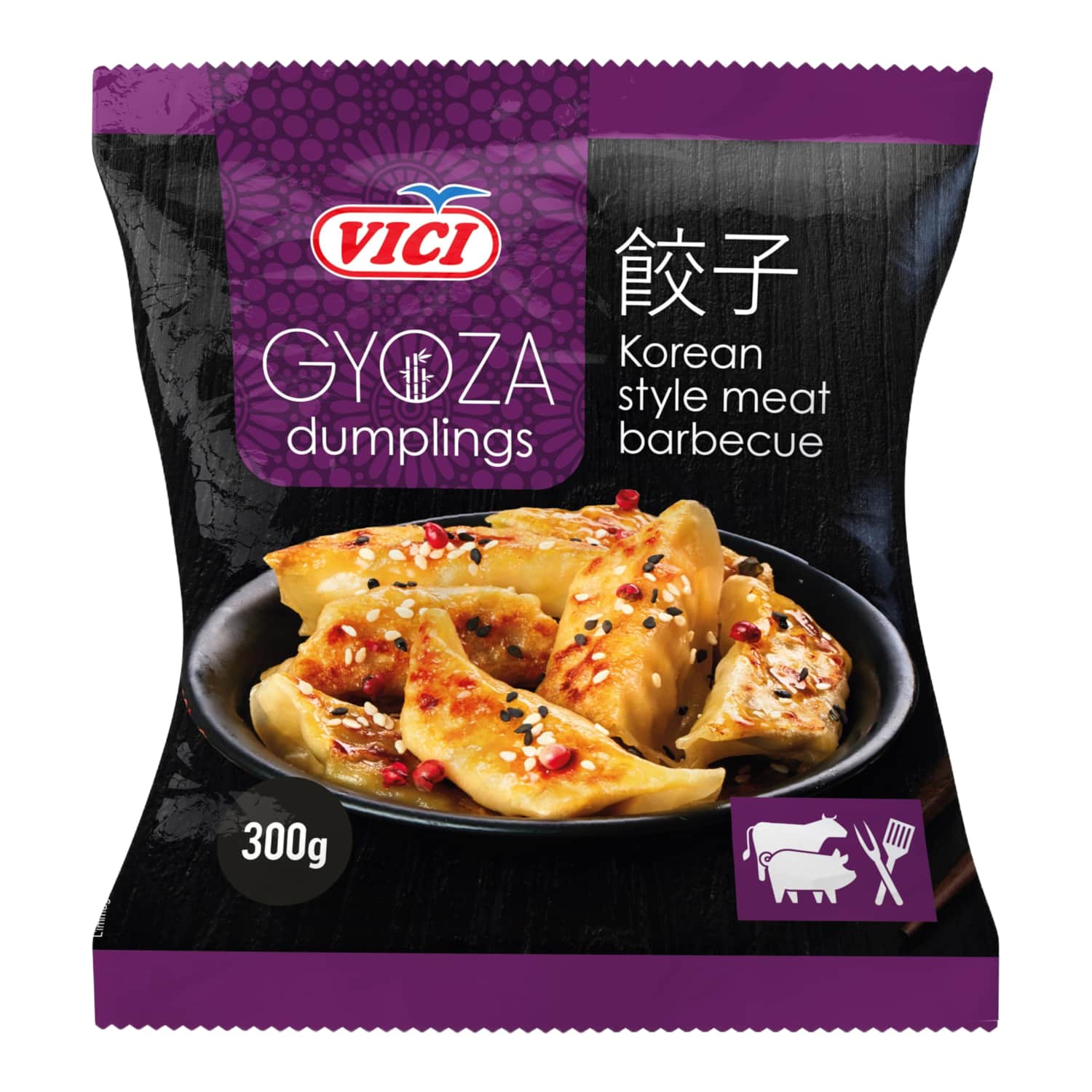 Пельмени корейского стиля с мясом BBQ VICI, 300 г