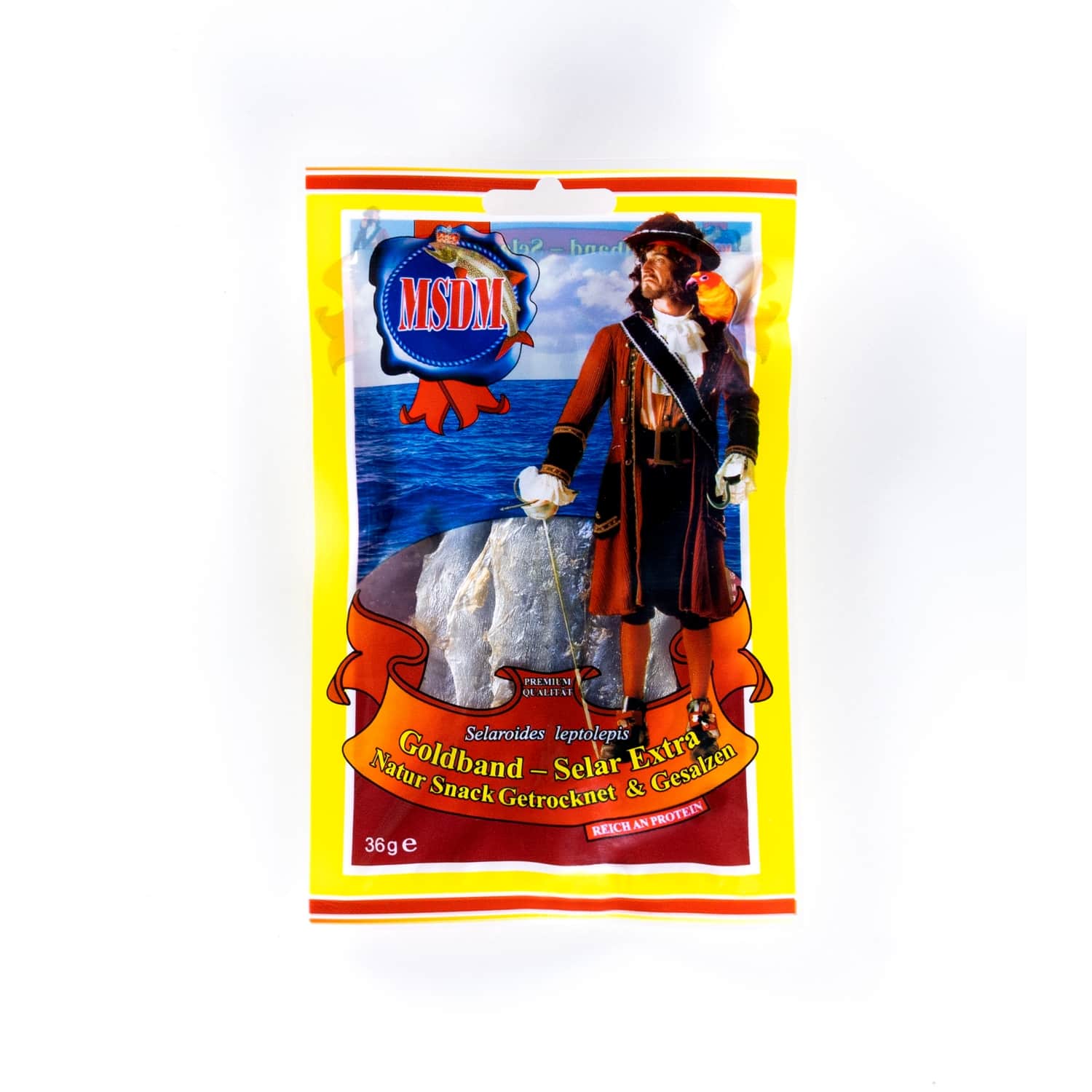 Соленая вяленая желтая угорь EXTRA с сладким, 36 g