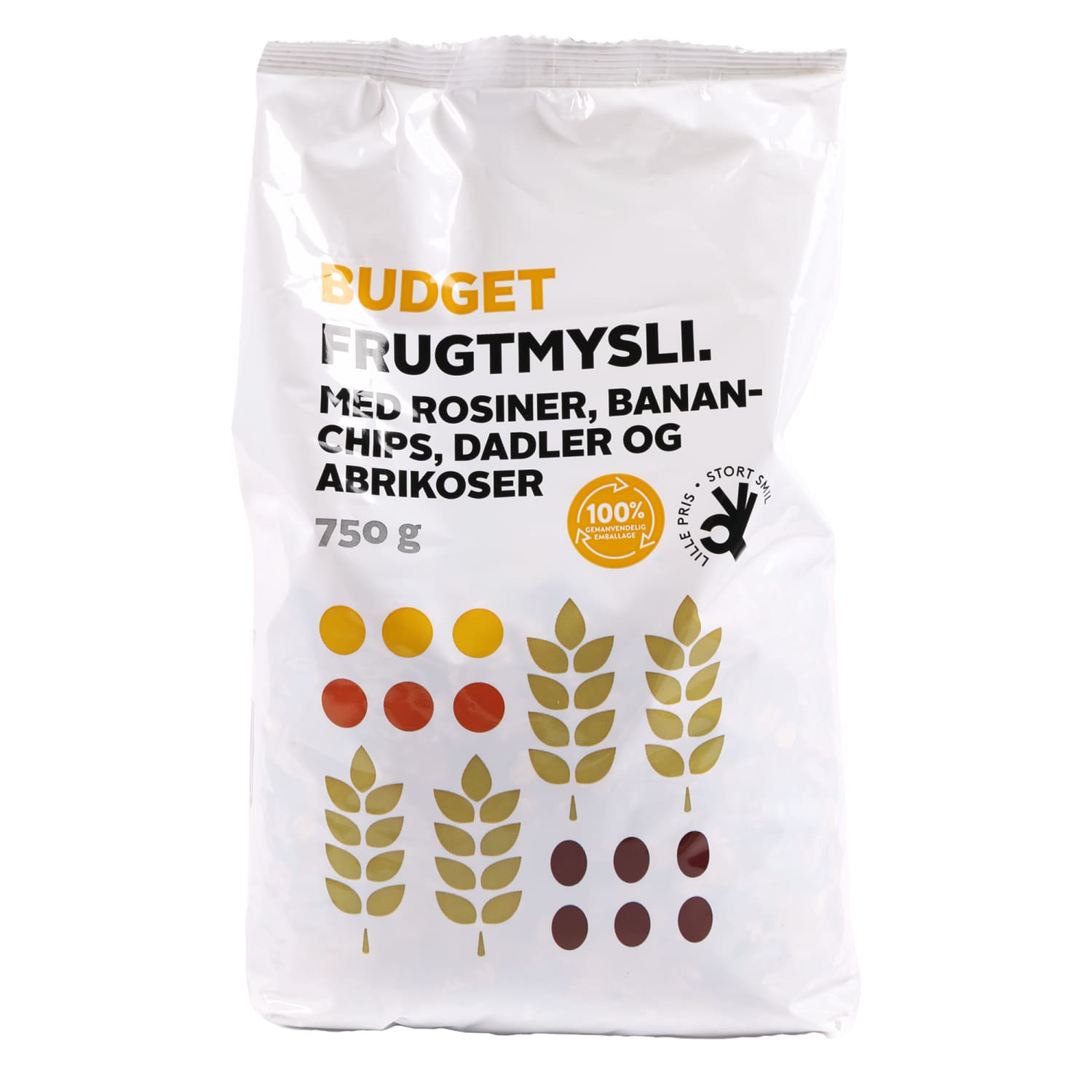 Злаки с фруктами BUDGET, 750 г