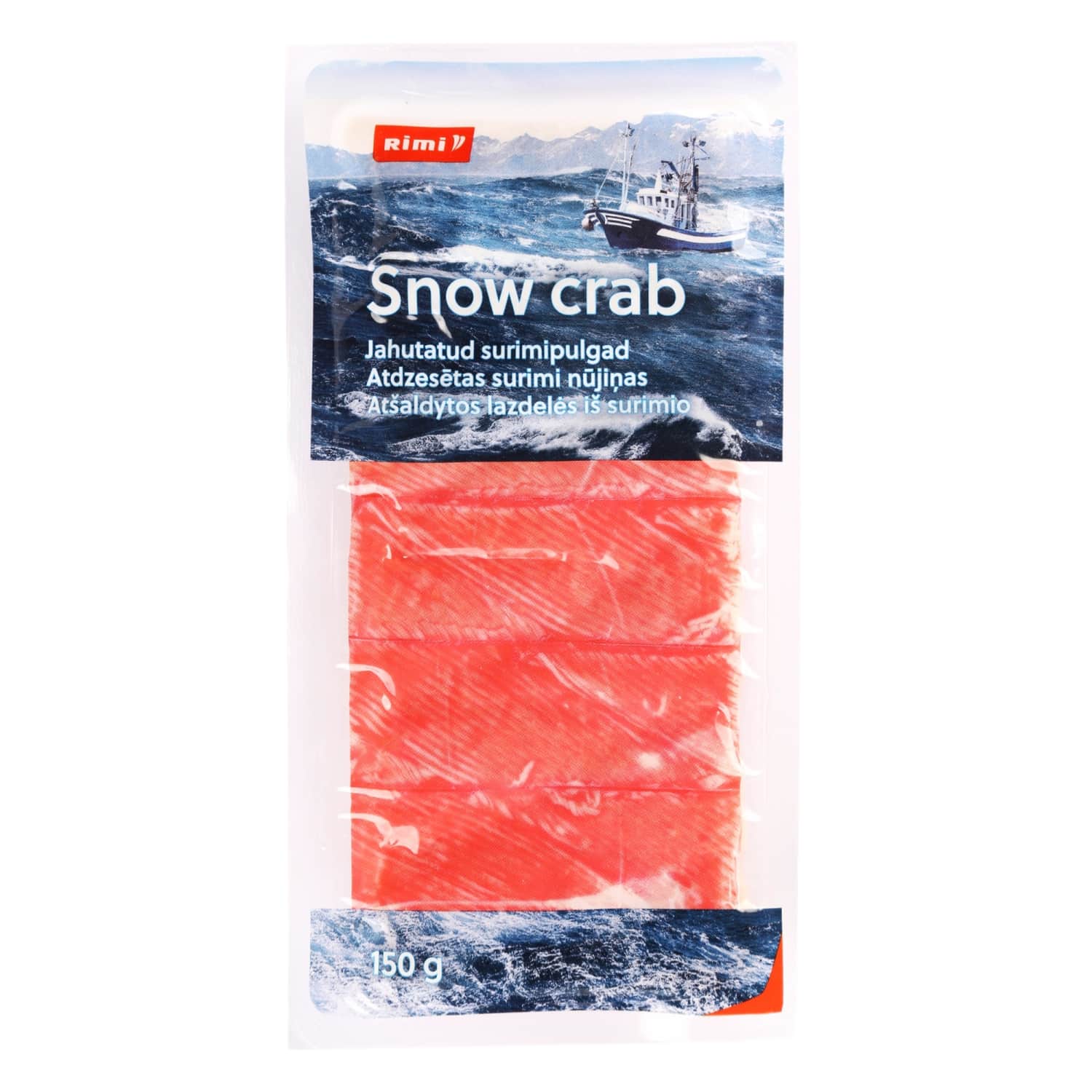 Atšald.krabų lazd.iš surimio RIMI, 150 g