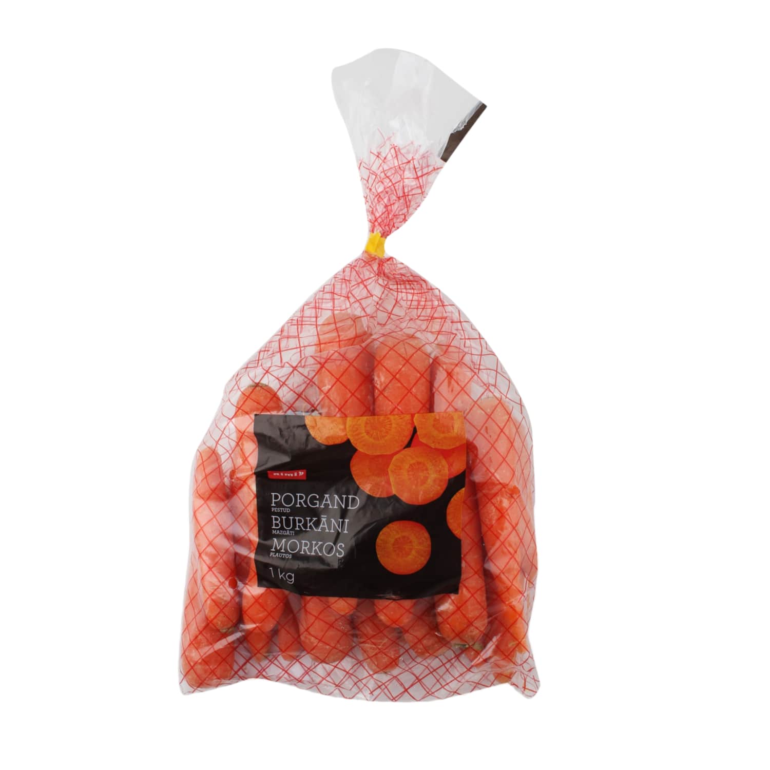 Fresh, washed carrots RIMI, 1 kg