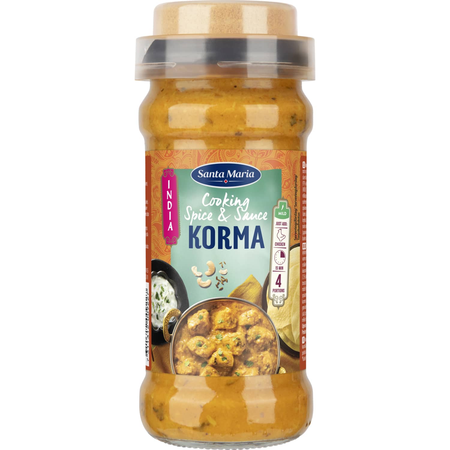 Kepimo padažas KORMA SANTA MARIA, 360 g