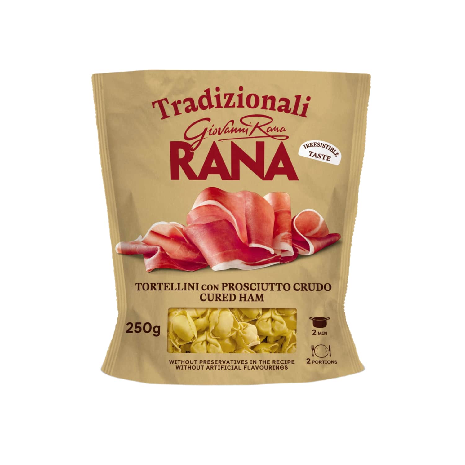 Koldūnai su dž.kumpio ir sūrio įd.RANA,  250g