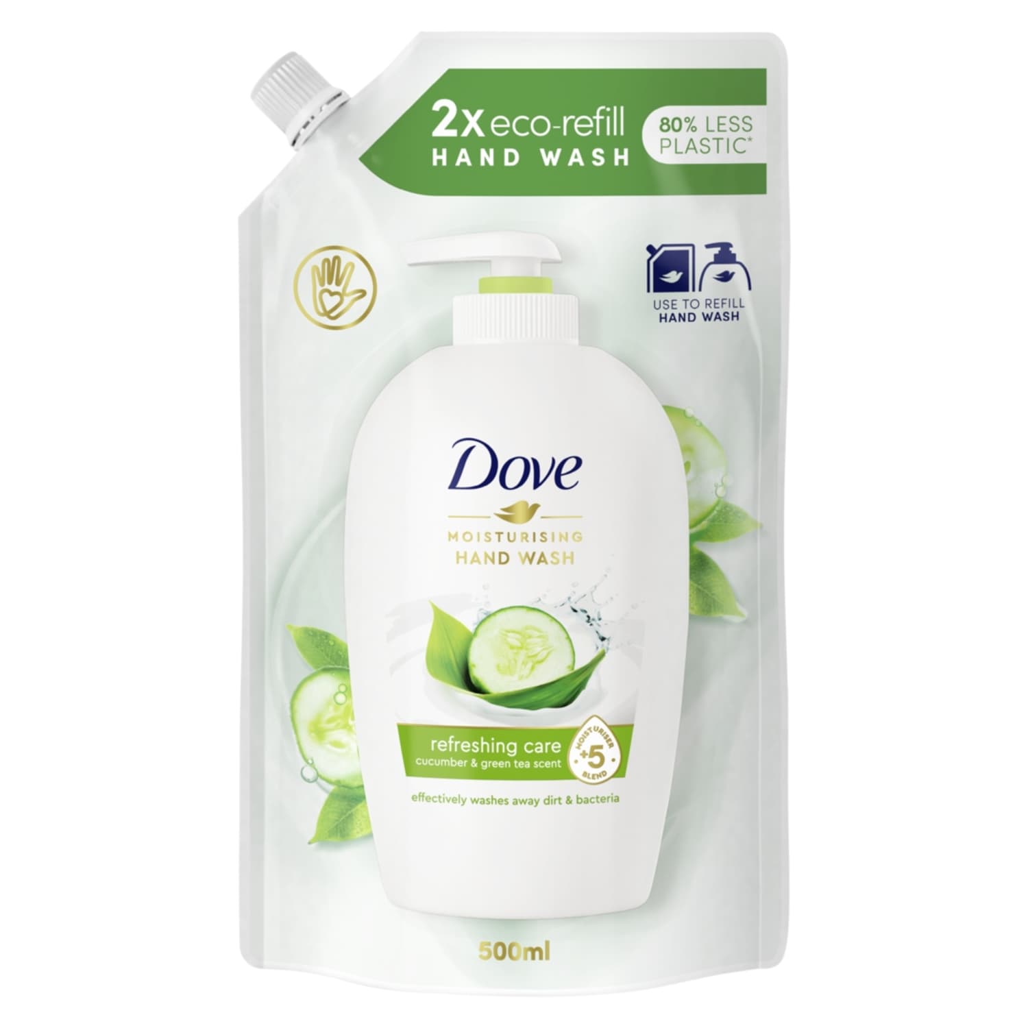 Заправка для жидкого мыла DOVE FRESH, 500 мл