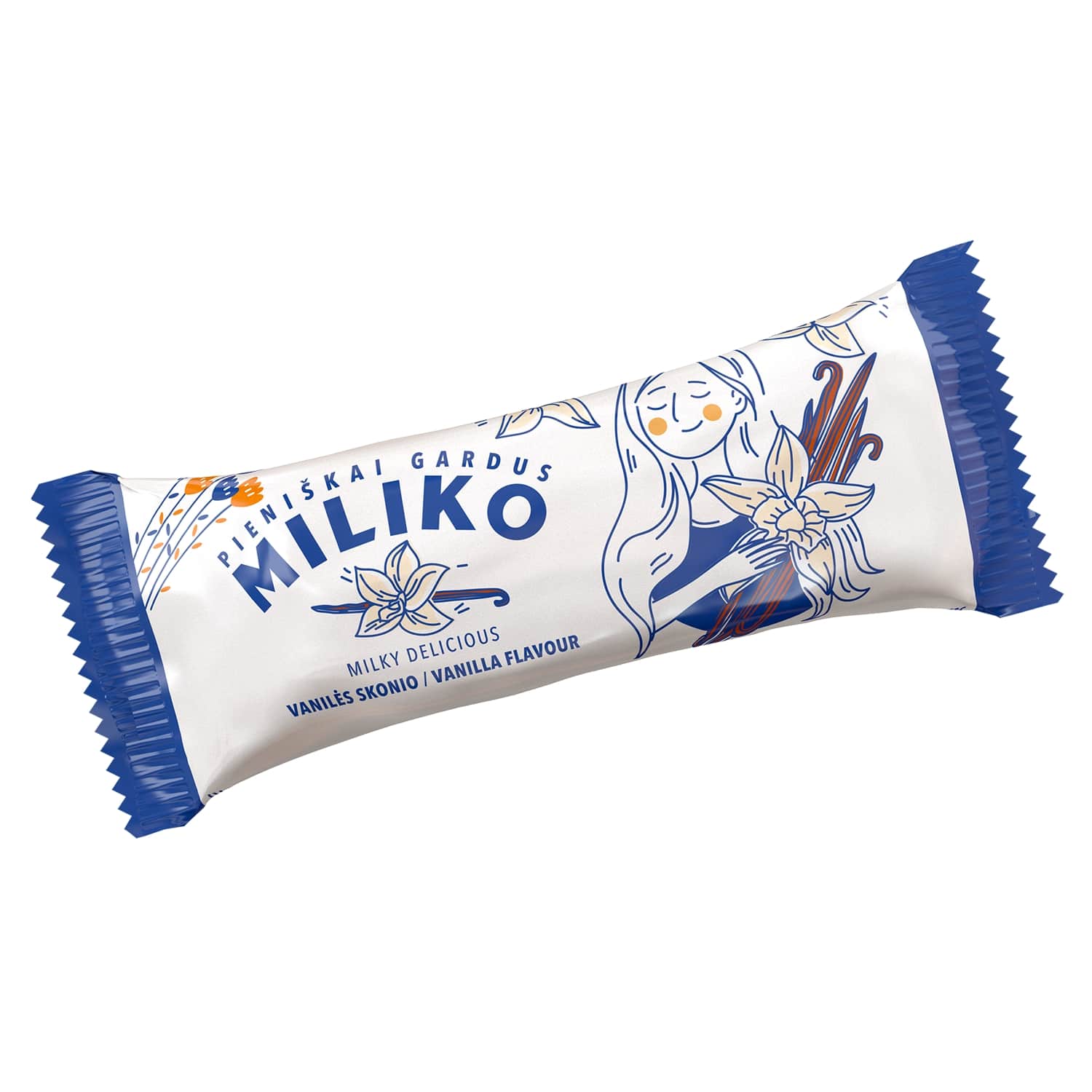 Ванильный глазированный десерт MILIKO, 23%, 35 г
