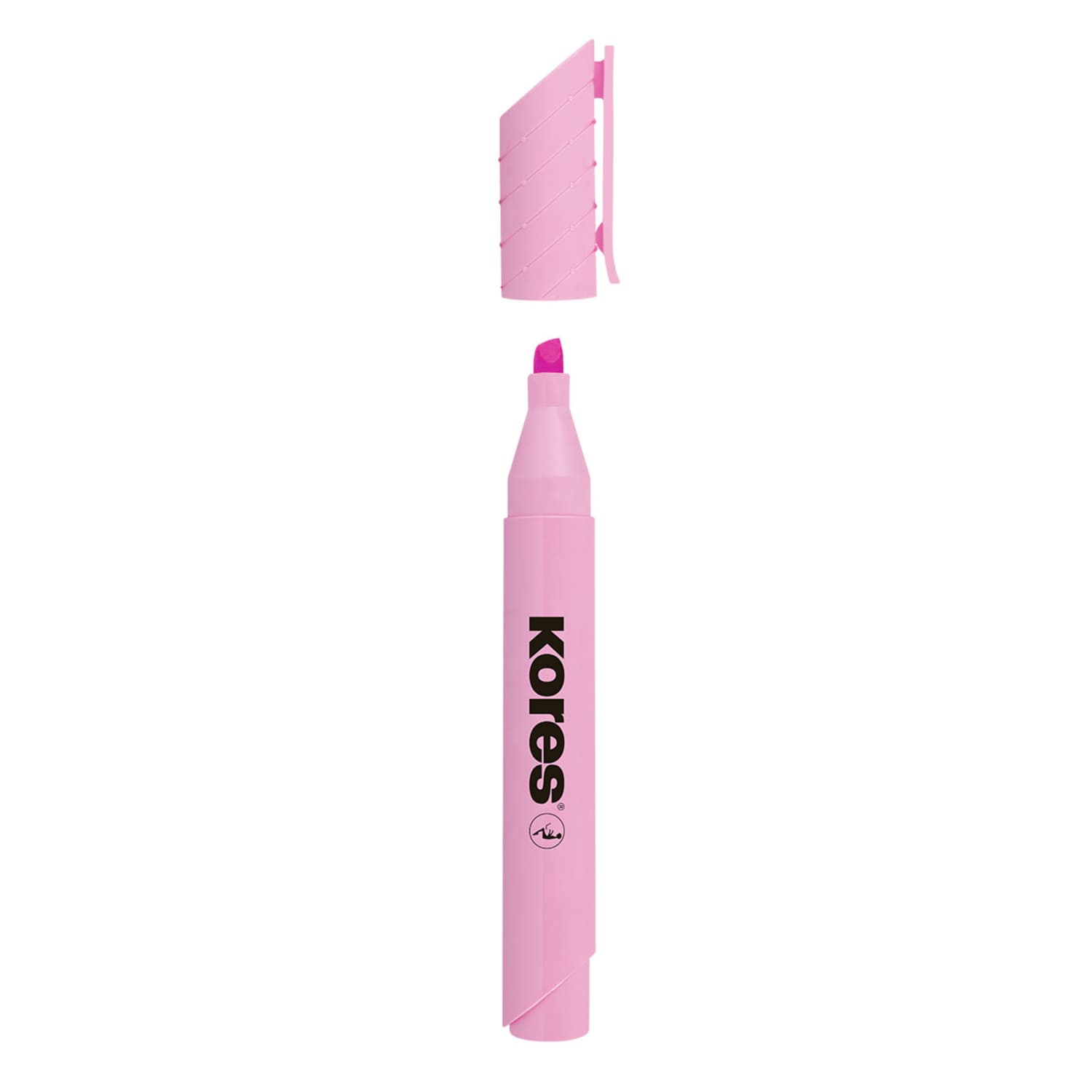 Žymeklis KORES HIGH LINER PLUS, rožinė