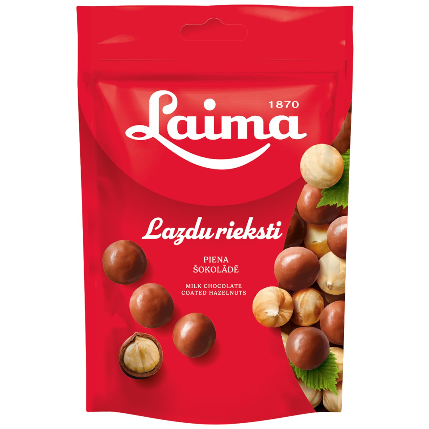 Hazelnuts in chocolate LAIMA, 140 g