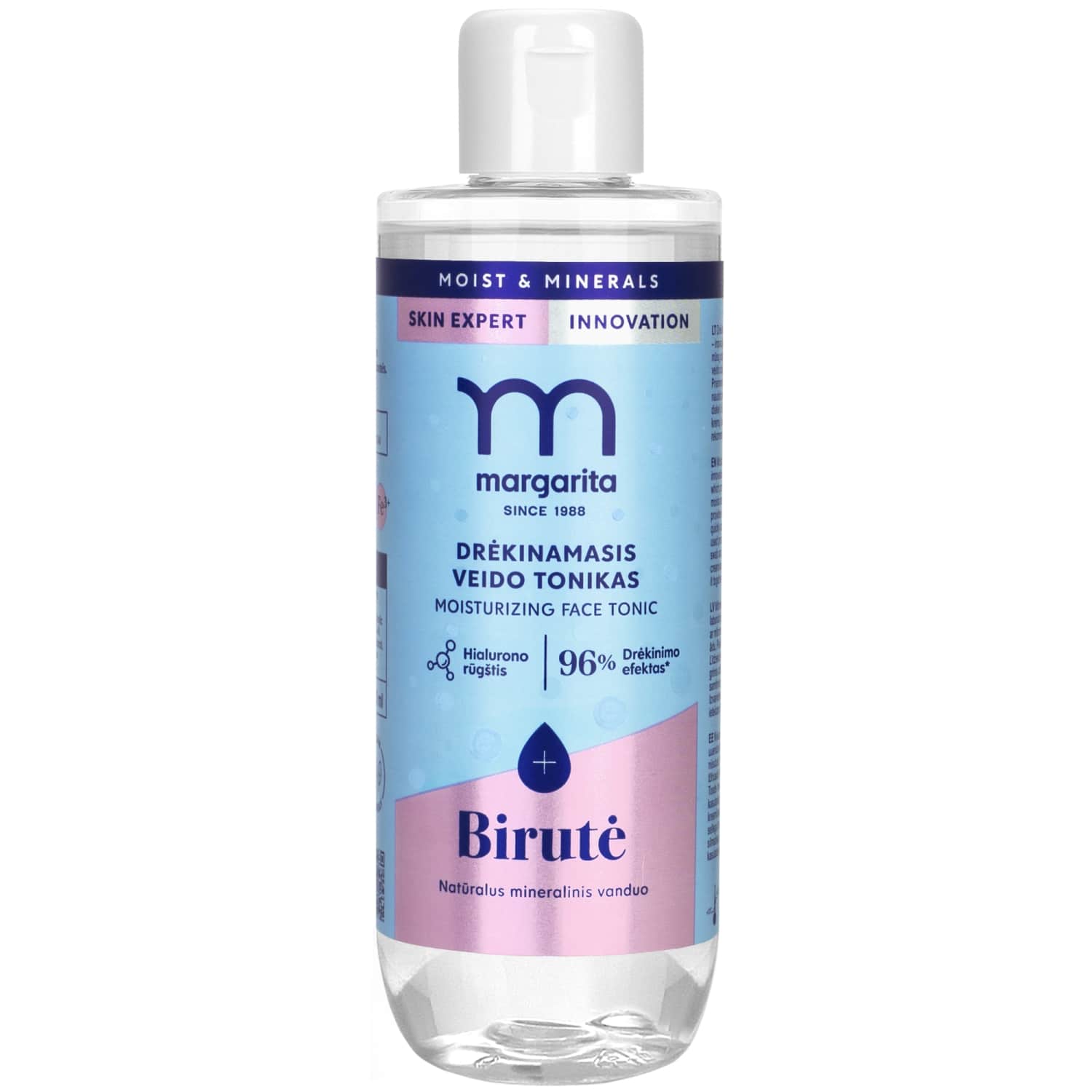 Moisturizing face tonic MARGARITA MOIST&MINERALS, 200 ml