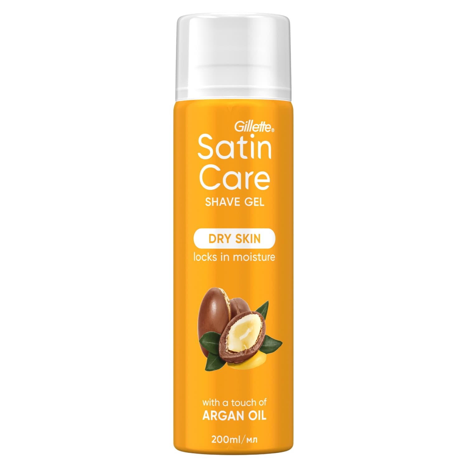 Гель для бритья SATIN CARE с аргановым маслом, 200 мл