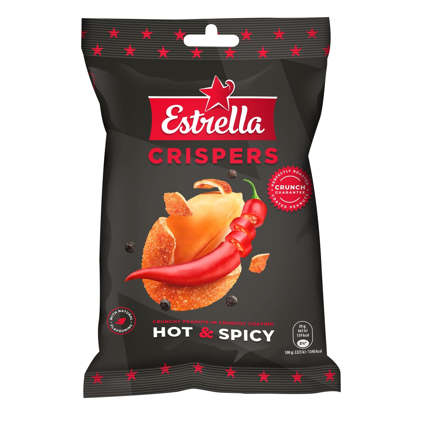 Острые арахисы с оболочкой ESTRELLA, 140 г