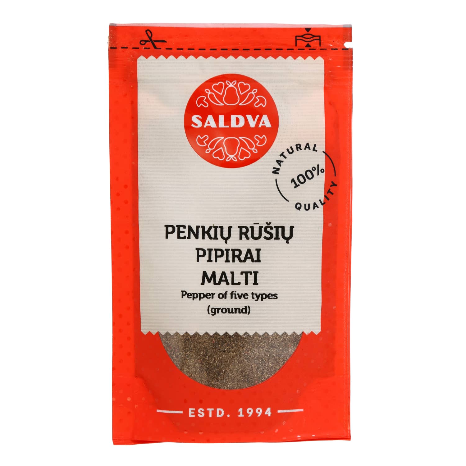 Ground five pepper mix SALDVA, 25g