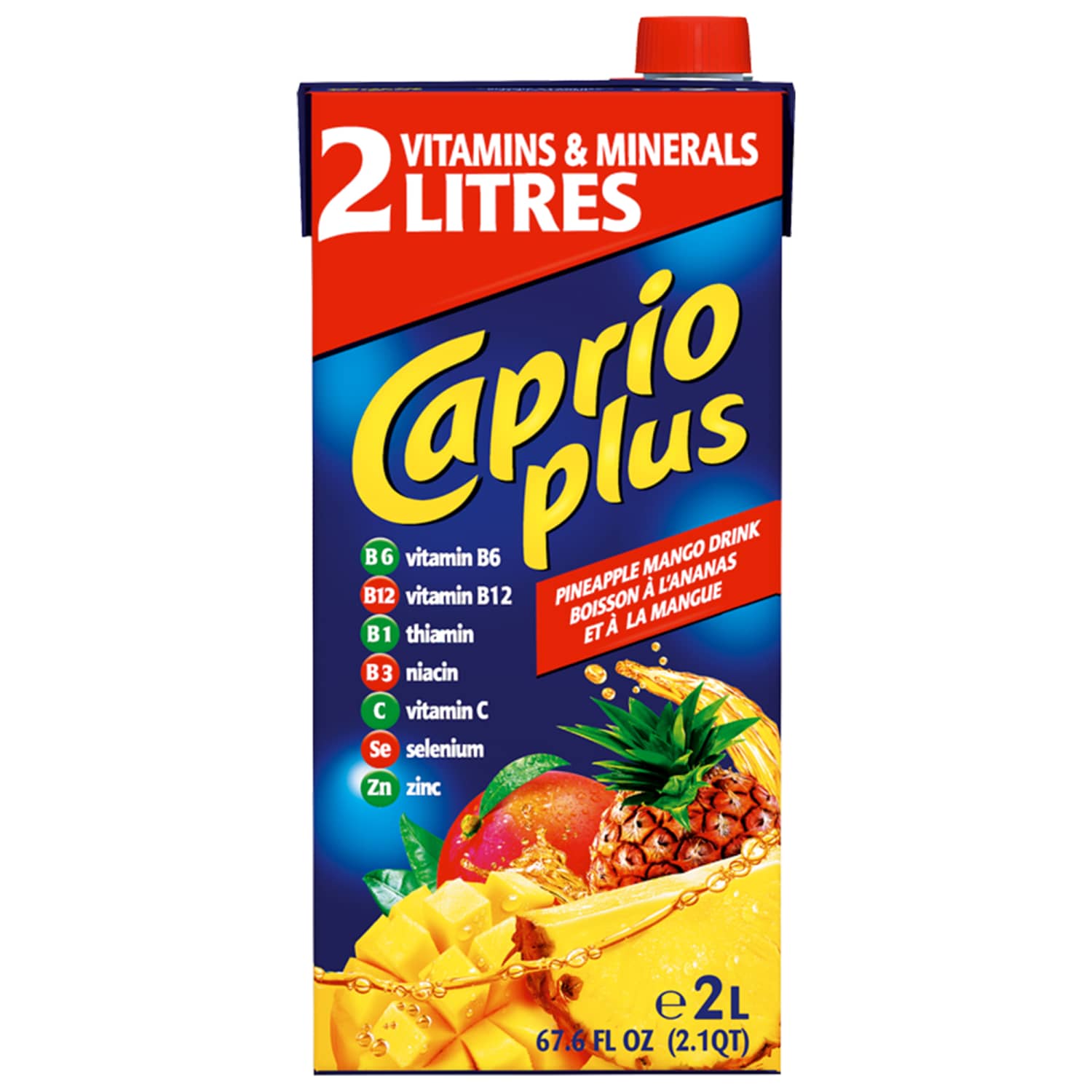 Pineapple and mango drink CAPRIO PARTY MIX, 2 l