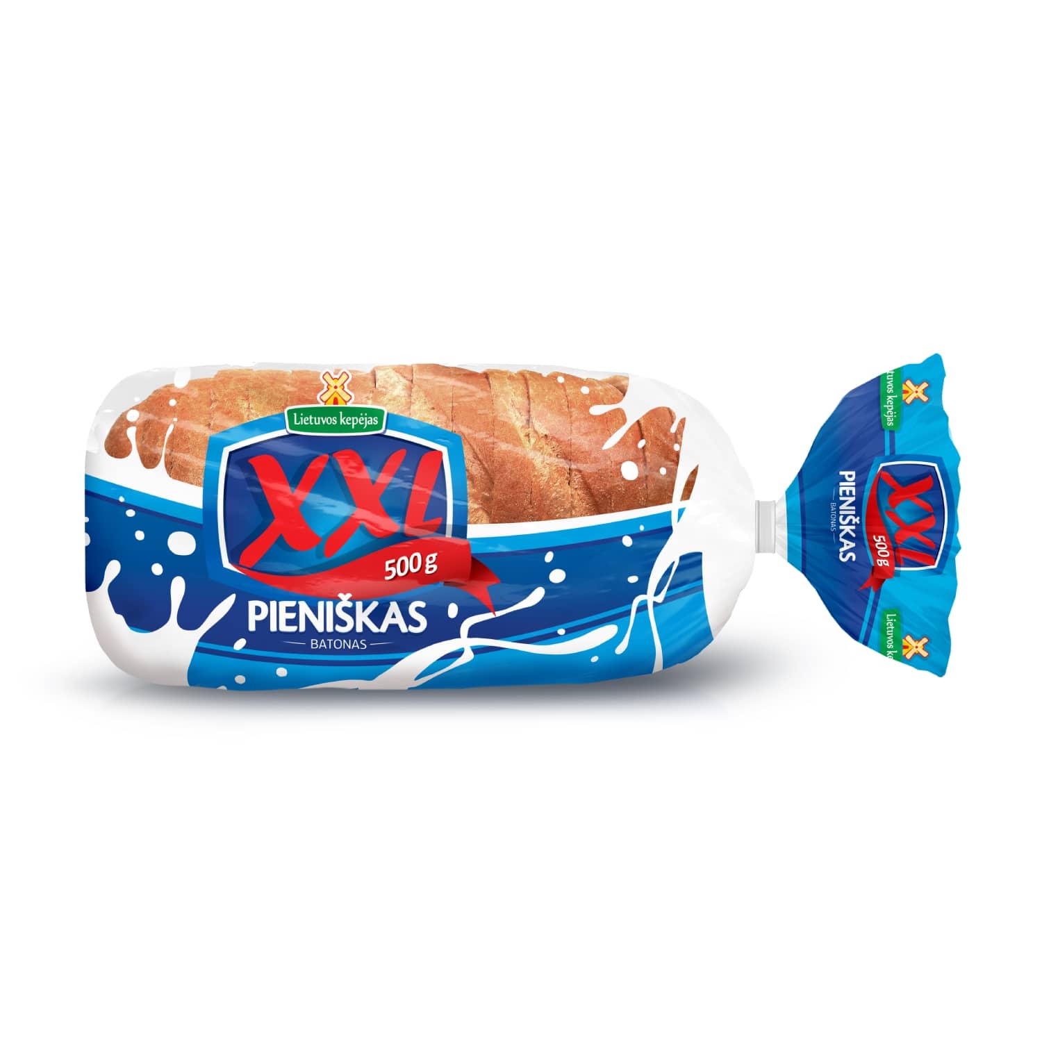 Sliced milk XXL baguette, 500 g