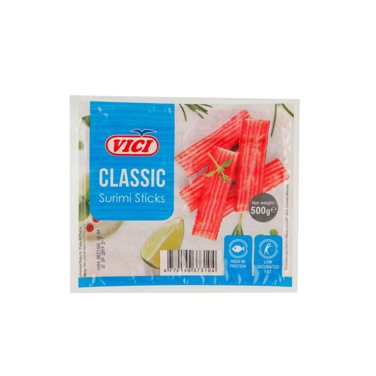 Krabų skonio lazdelės VIČI CLASSIC, 500 g