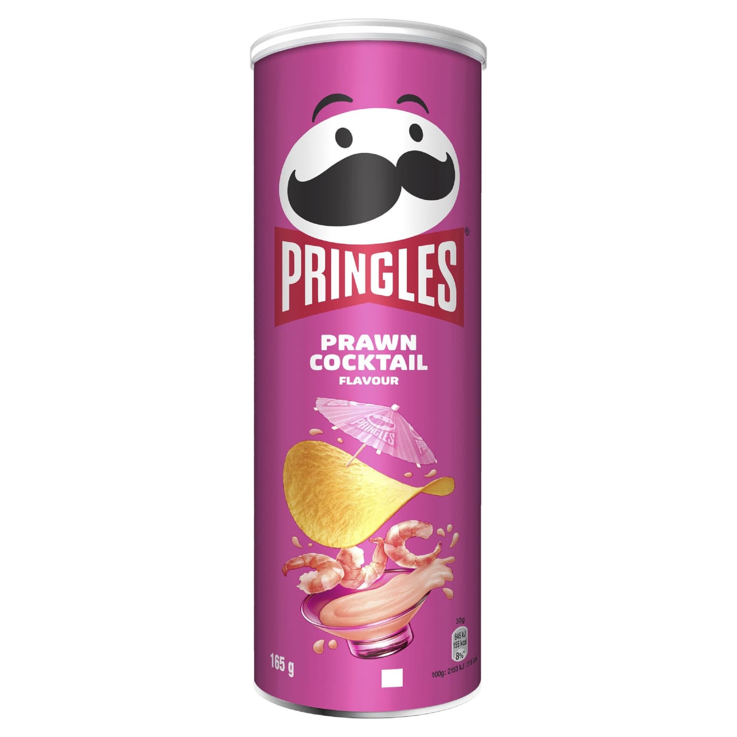 Картофельные чипсы PRINGLES КОКТЕЙЛЬ С КРЕВЕТКАМИ, 165г