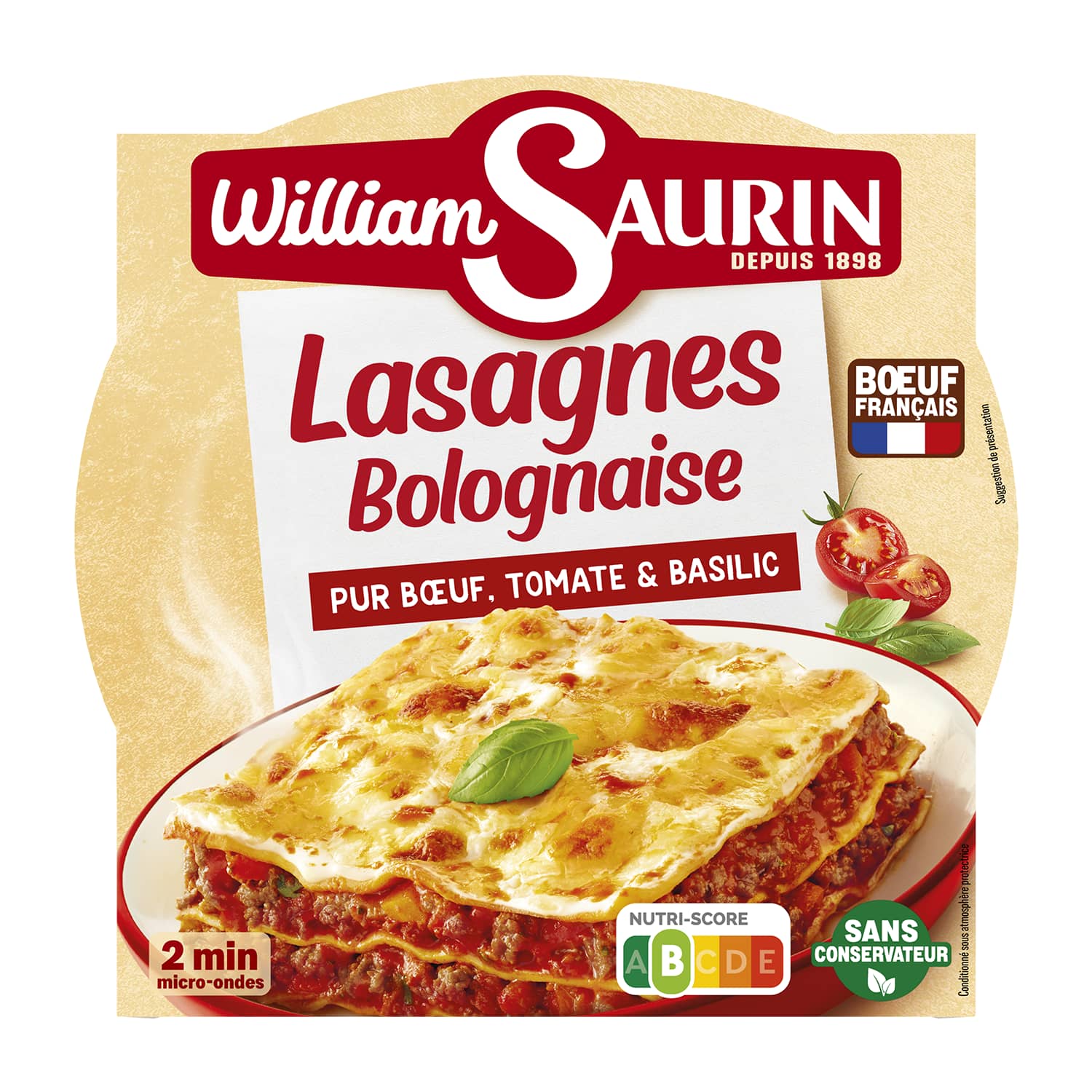 Лазанья с говядиной WILLIAM SAURIN, 300 г