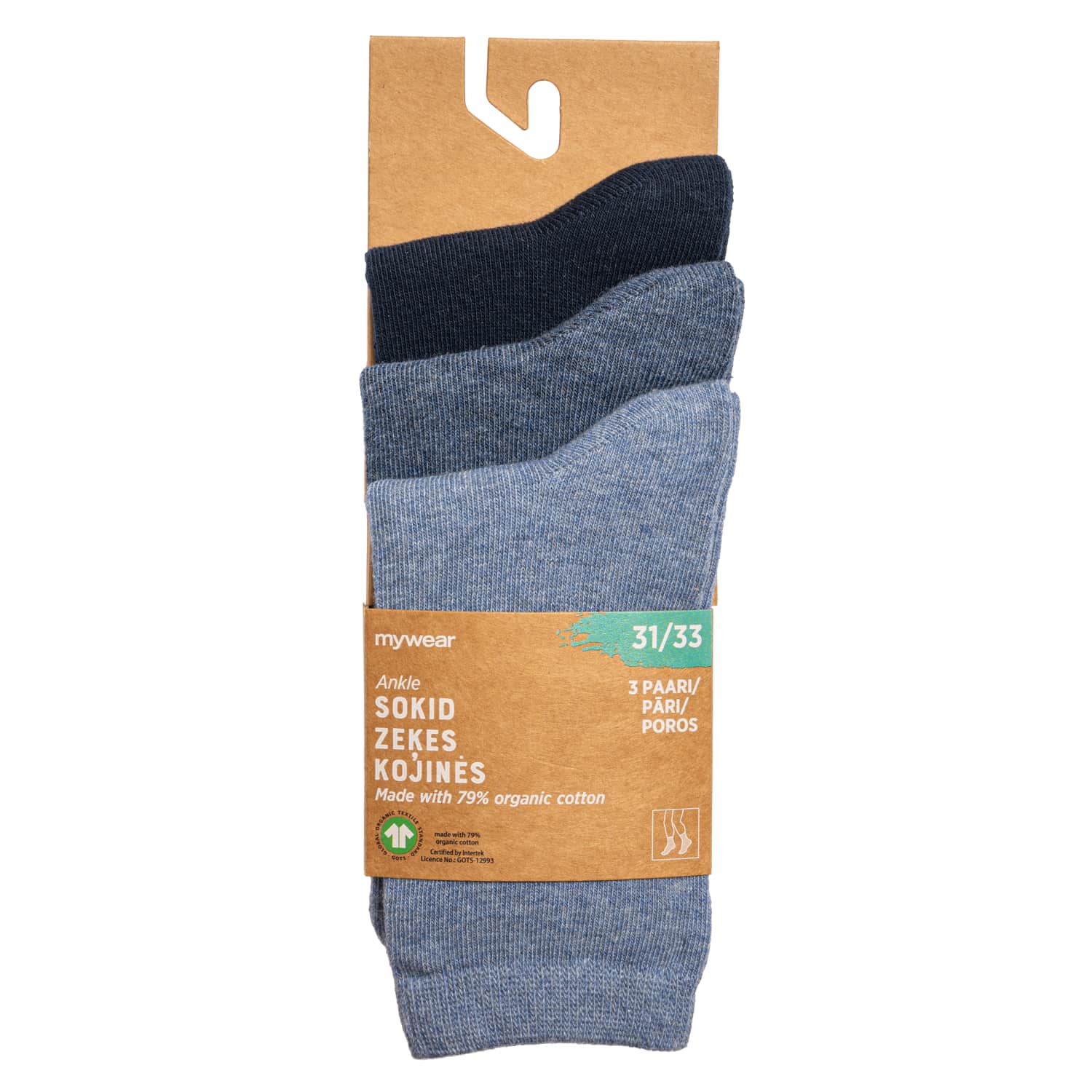 Vaikiškos kojinės MYWEAR, 31 / 33, 3 vnt.