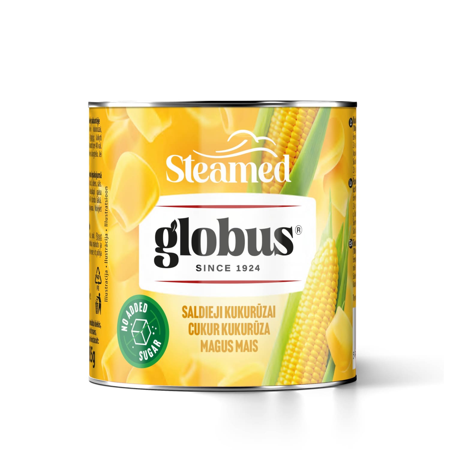 Canned sweet corn GLOBUS, 340 g / 285 g