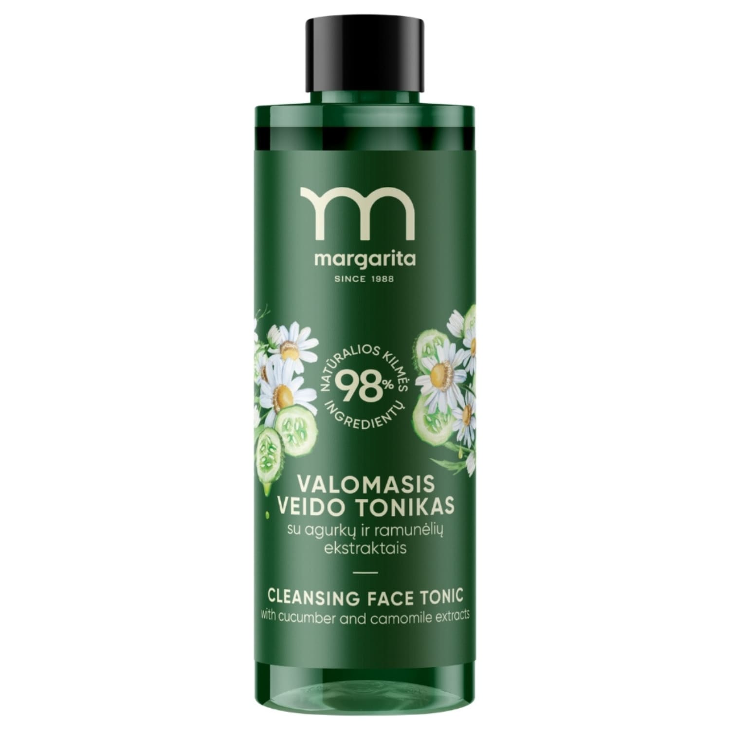 Cleansing tonic MARGARITA with cucumber, calming extract, 200 ml