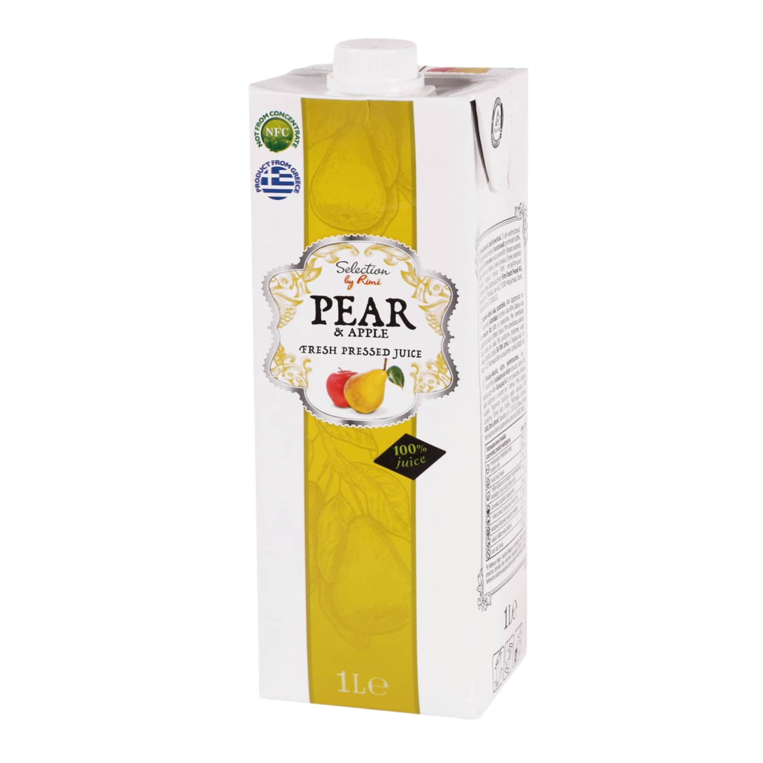 Pear apple juice SELECTION BY RIMI, 1 l