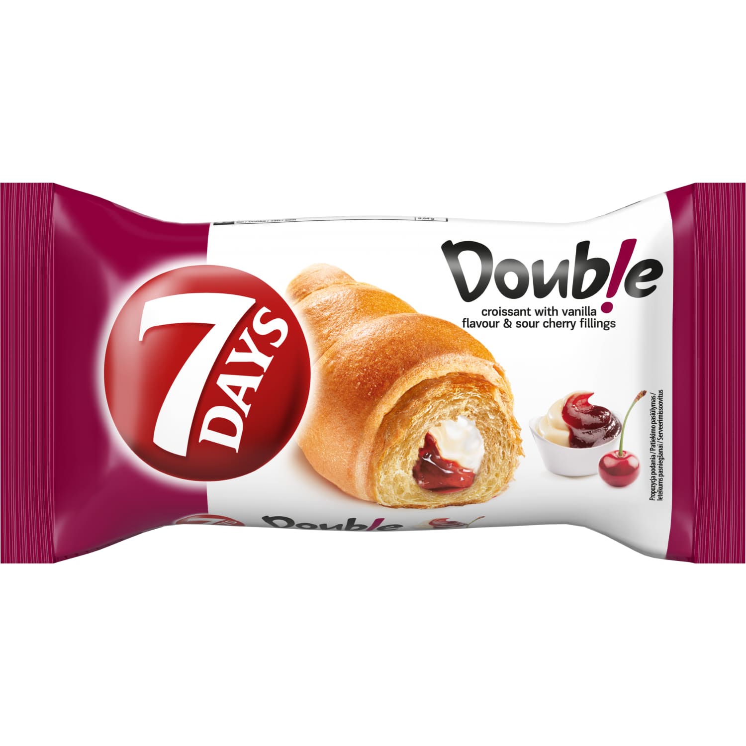 Kruasanas 7 DAYS, su van., vyš. sk. įd. 60 g