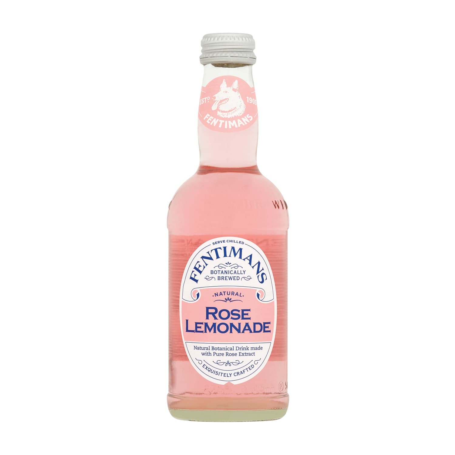 Sparkling soft drink FENTIMANS ROSE LEMON, 0,275 l