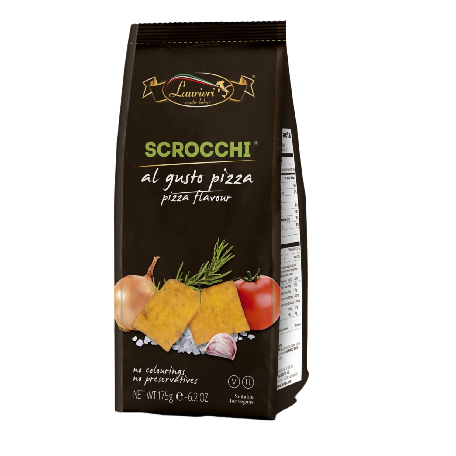 Pizza flavor crackers SCROCCHI LAURIERI, 175 g