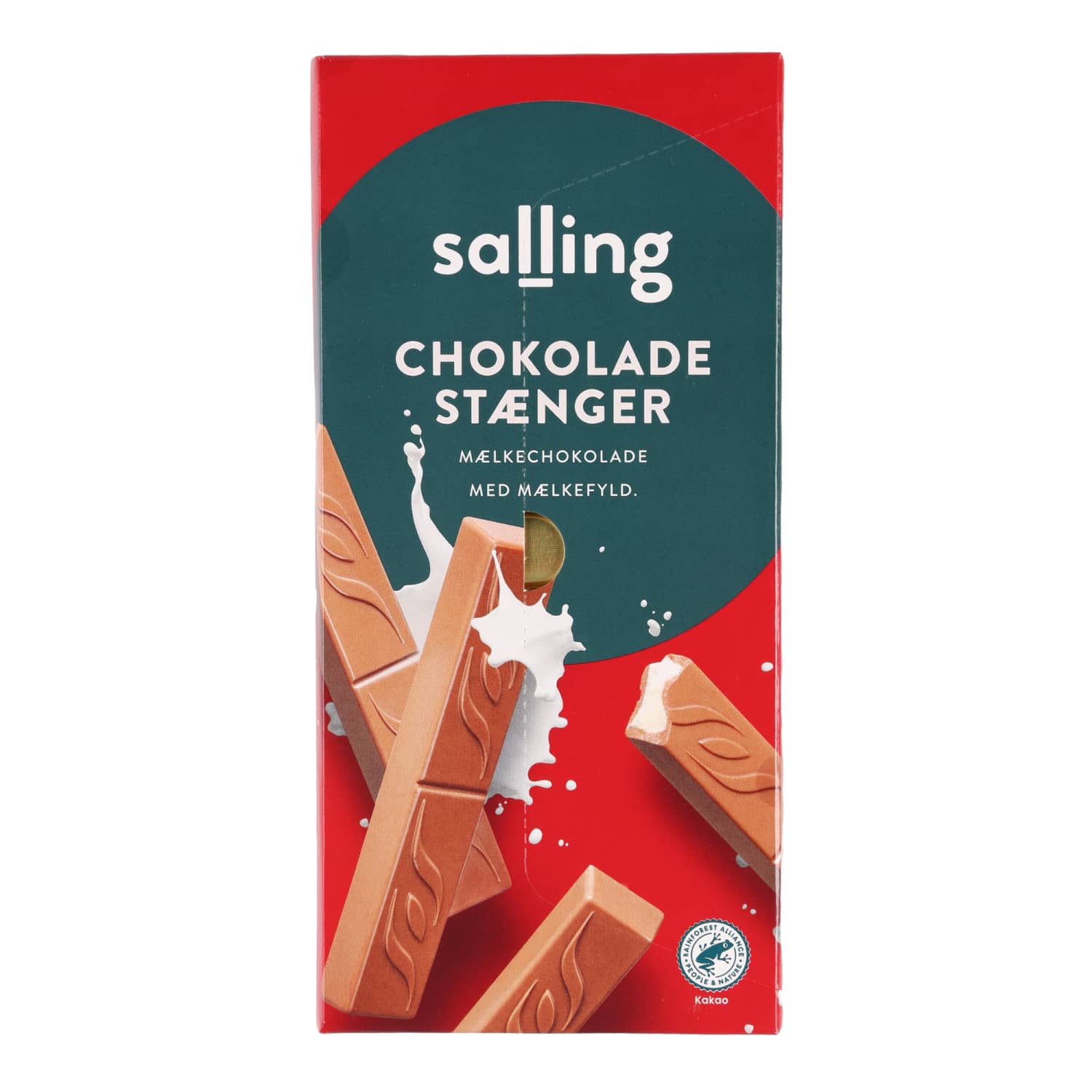 Молочный шоколадный батончик с начинкой SALLING, 200 г