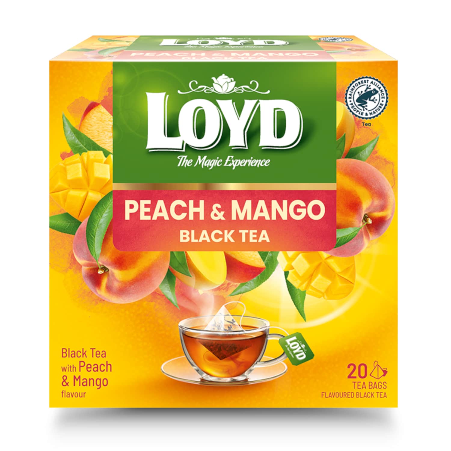 Black tea with mango LOYD, 20 x 1.7 g
