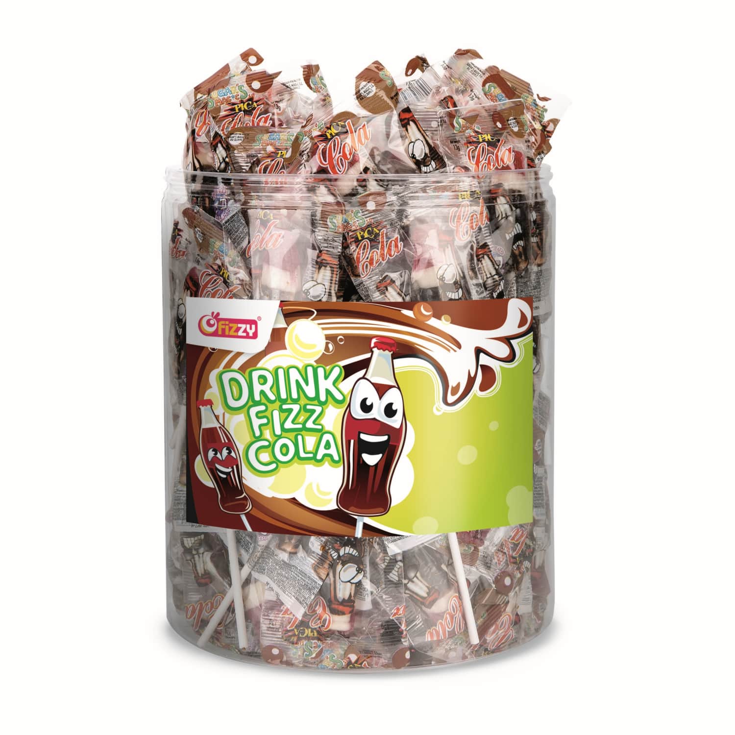 Lollipop FIZZY COLORIPOP, 13 g