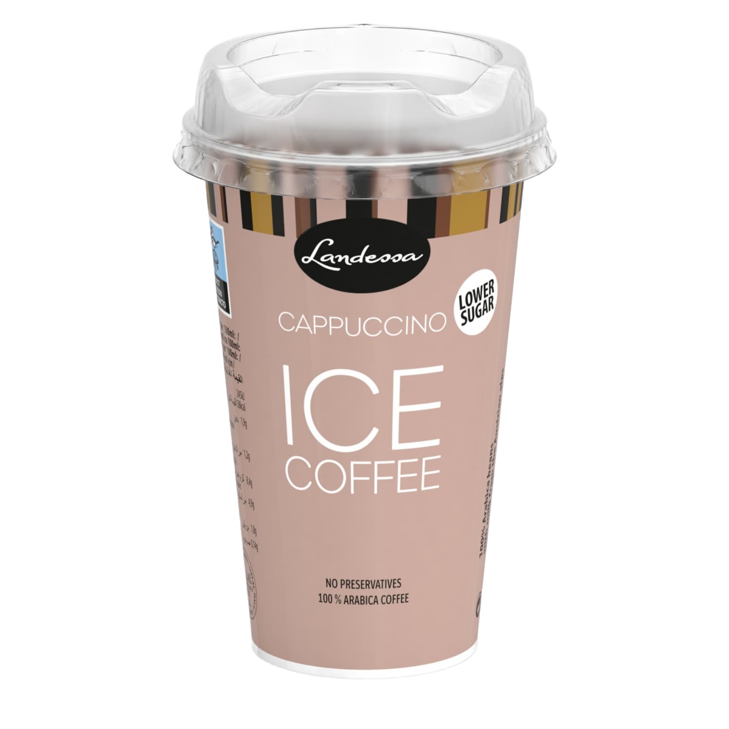Cold coffee LANDESSA CAPPUC. with less sugar, 230 ml