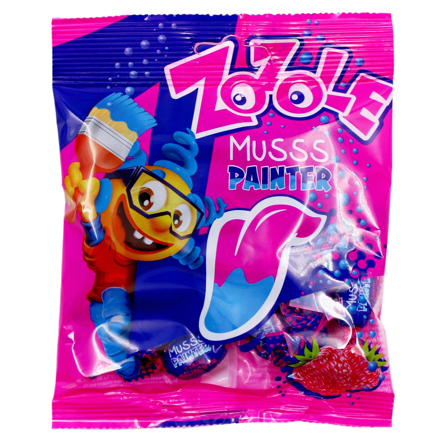 Saldainiai ZOZOLE MUSSS PAINTER BLUE, 75 g