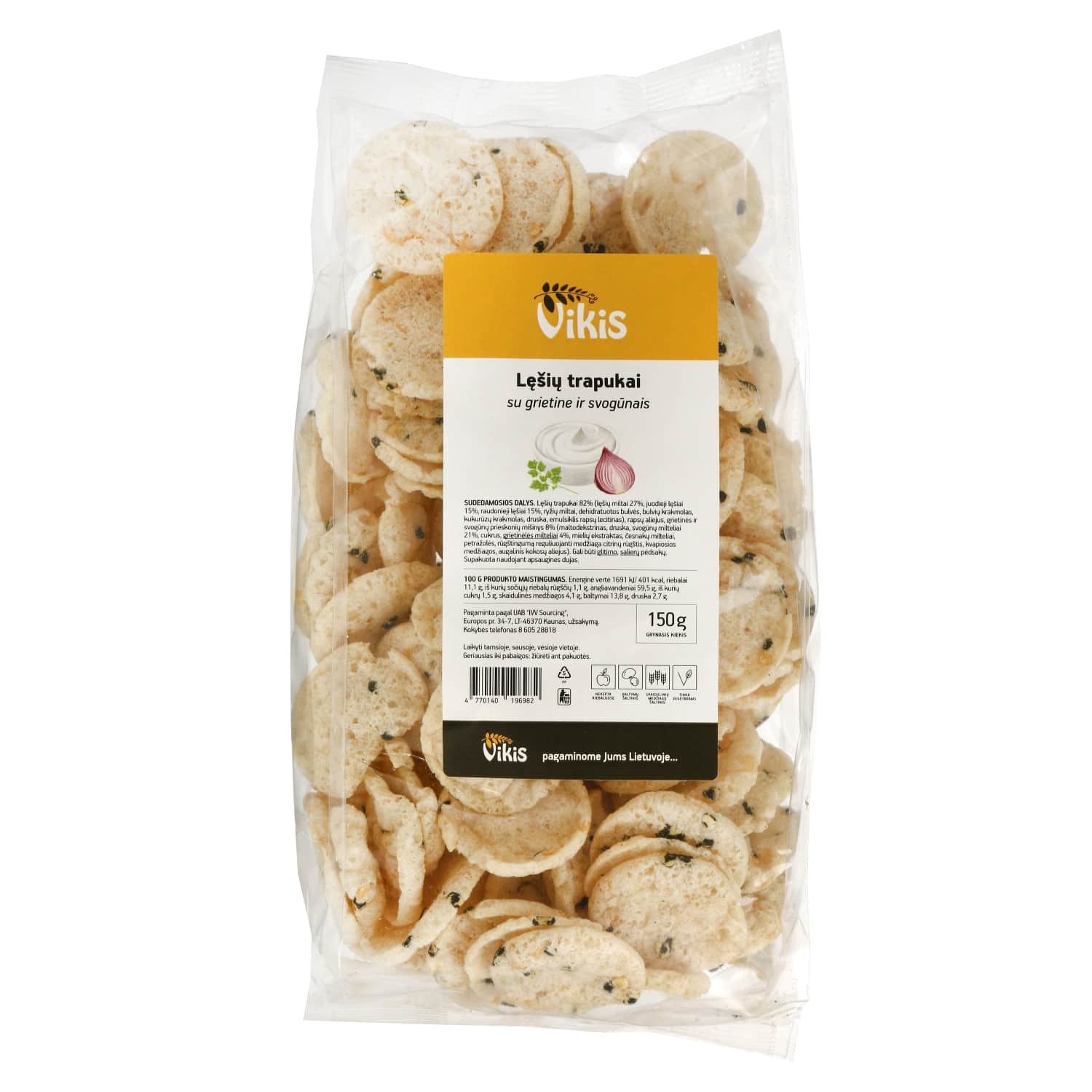 Lentil dumplings with cream, onion VIKIS, 150g