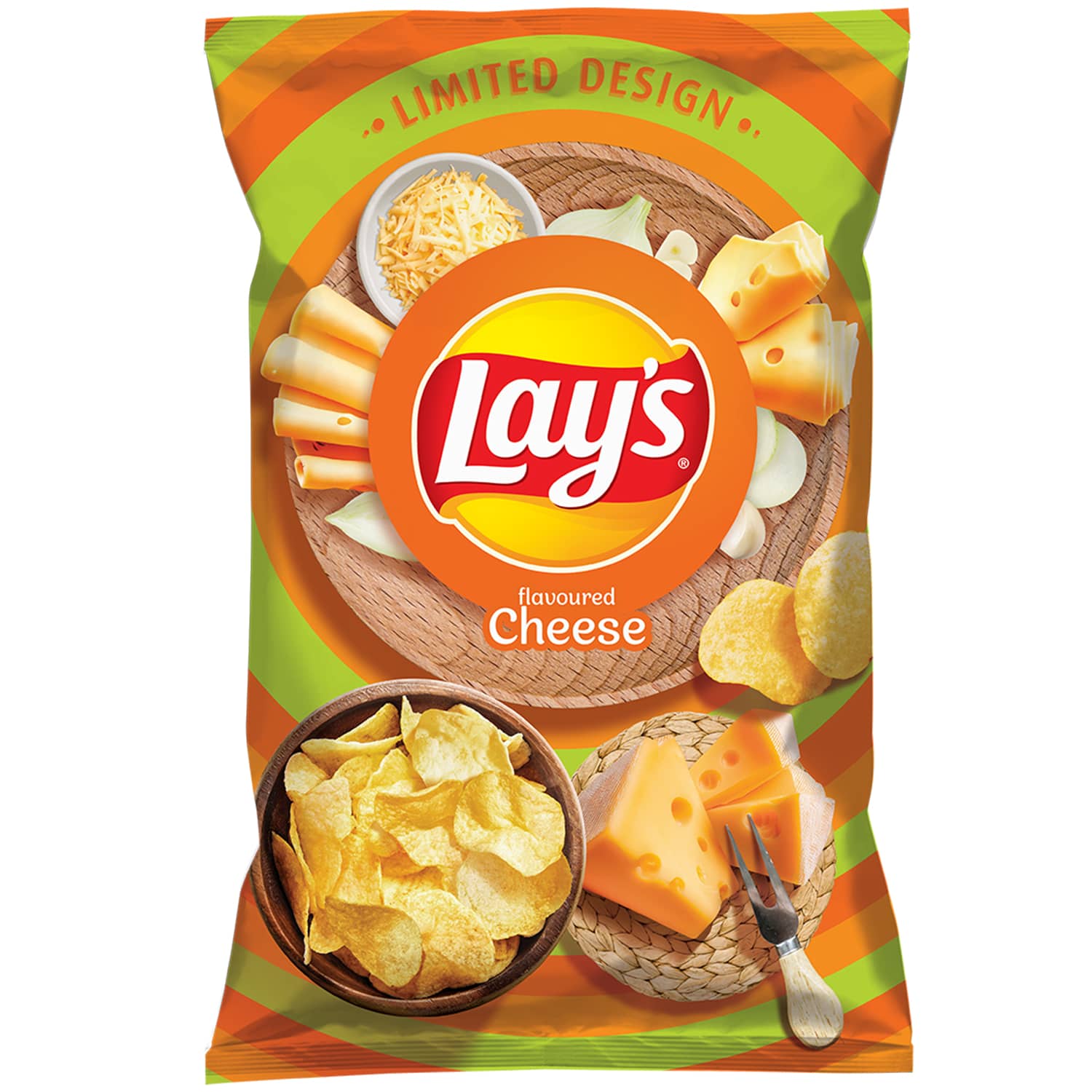 Картофельные чипсы со вкусом сыра LAYS, 130 г