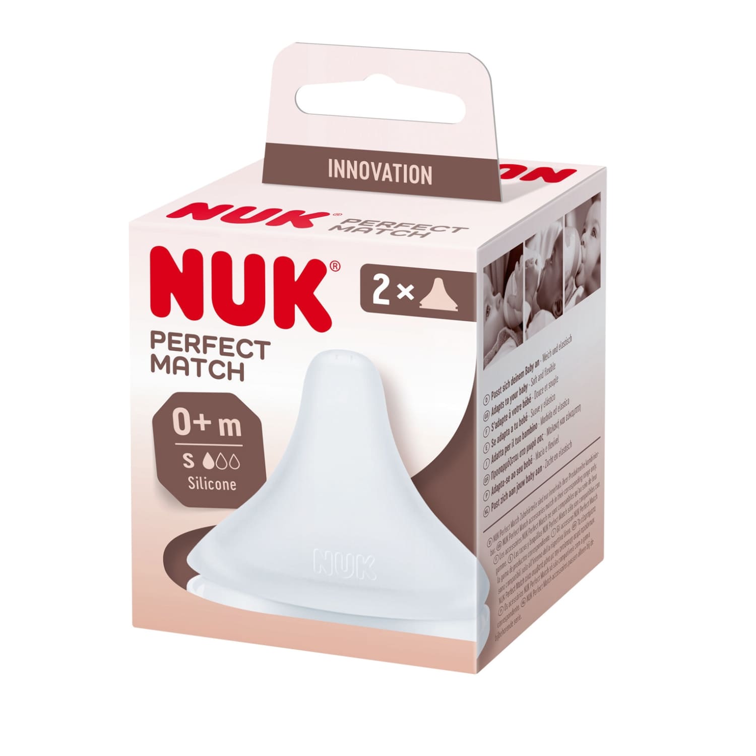 Čiulptuk. NUK PERFECT MATCH, 0mėn+, 2vnt