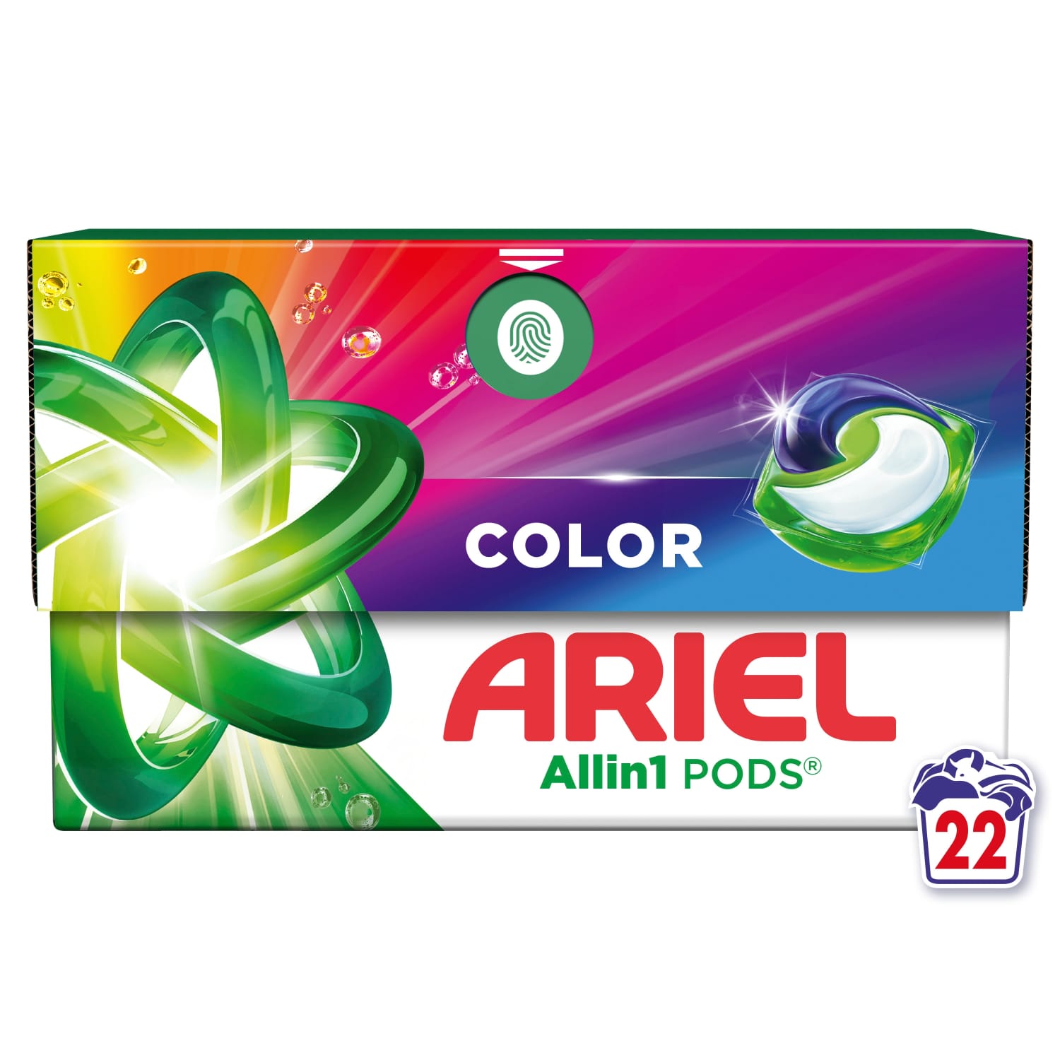 Стиральные капсулы ARIEL COLOR, 22 шт.