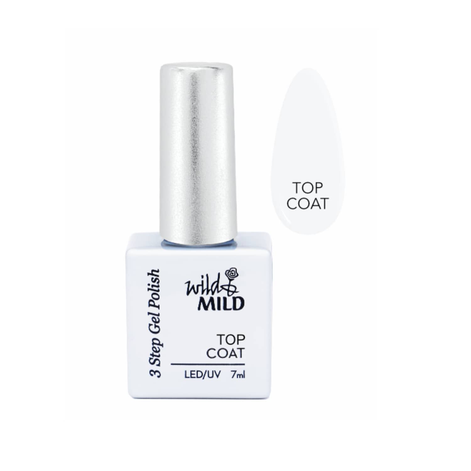 Gel. nagų lako virš.sluok. WILD&MILD,7ml