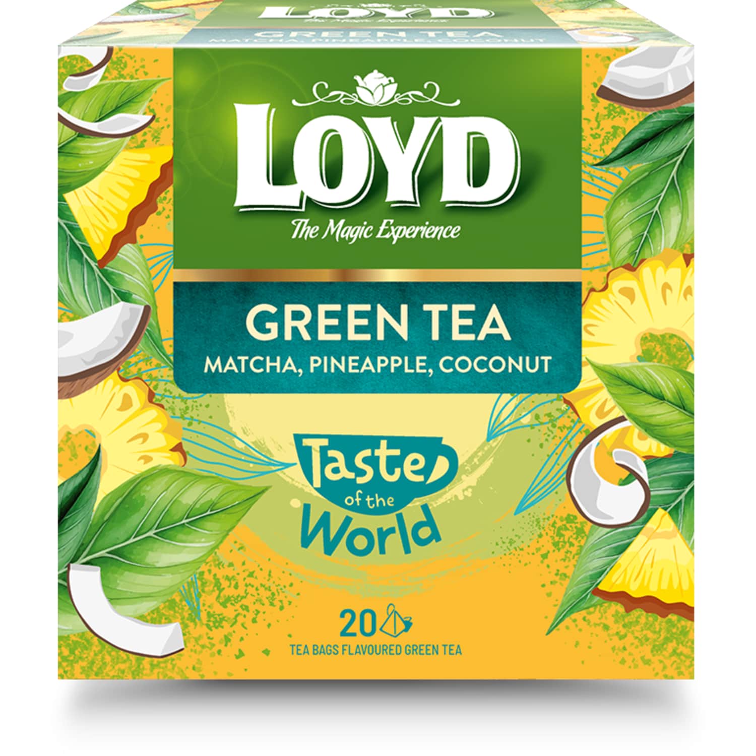 Зелёный чай LOYD МАТЧА с ан. и кок., 30 г