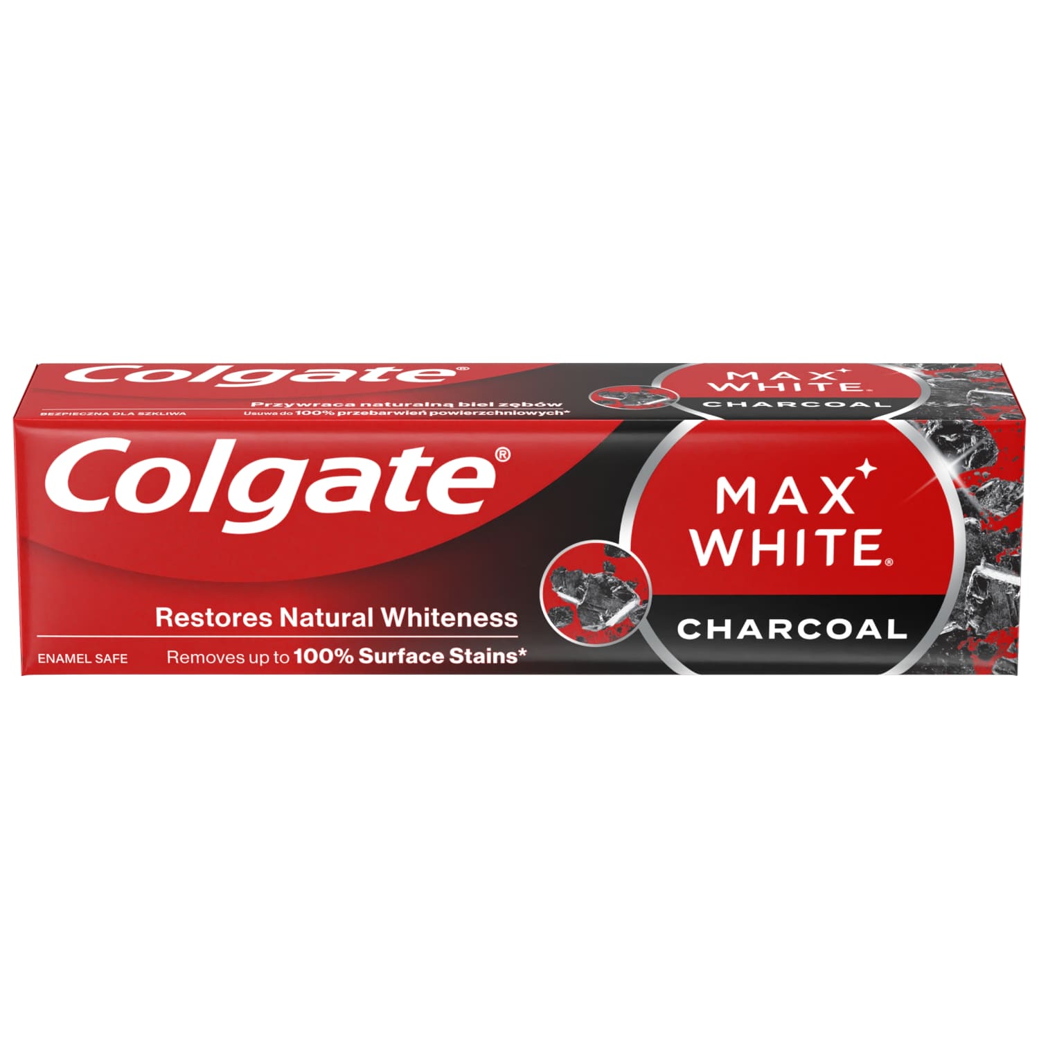 Зубная паста COLGATE MAX WHITE УГОЛЬНАЯ, 75 мл