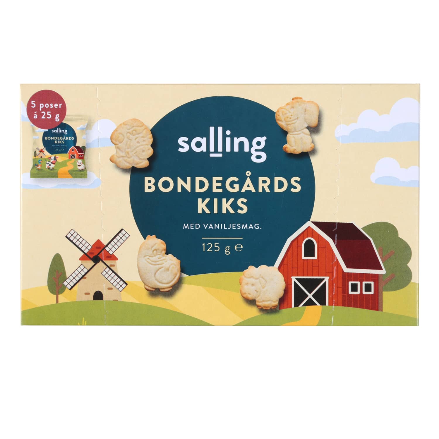 Печенье со вкусом ванили SALLING, 125 г