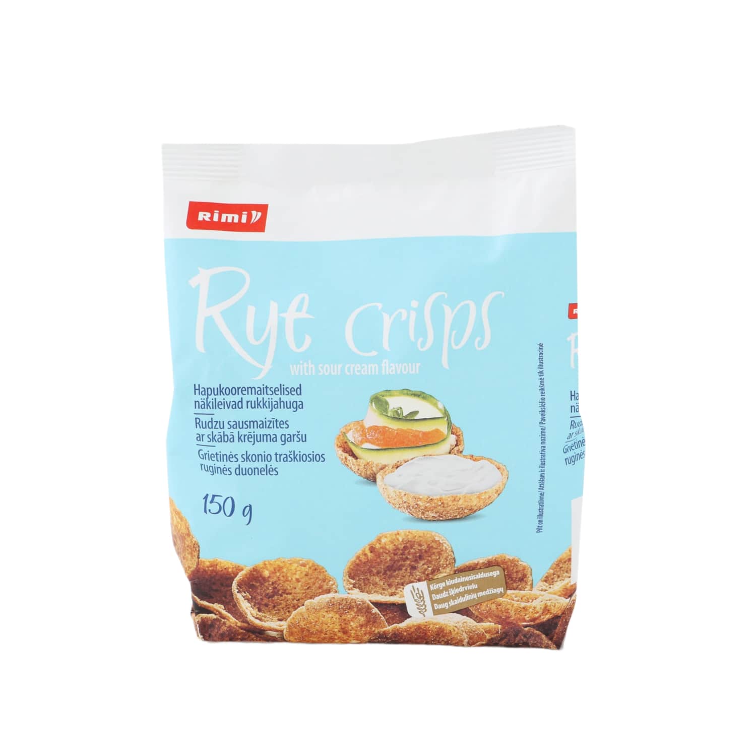 Хрустящий ржаной хлеб со вкусом сметаны, 150г