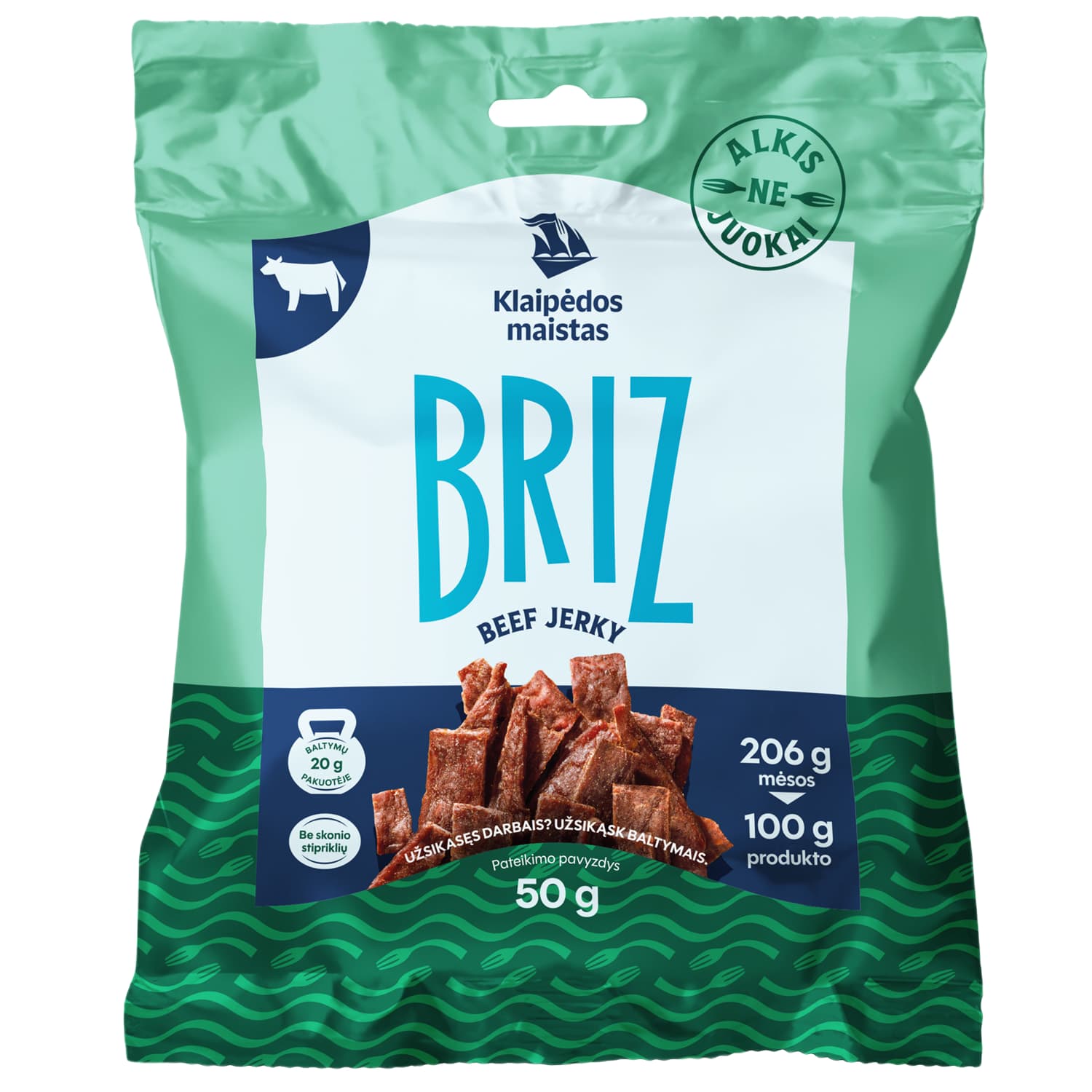 Dried beef strips BRIZ, a.r., 50g