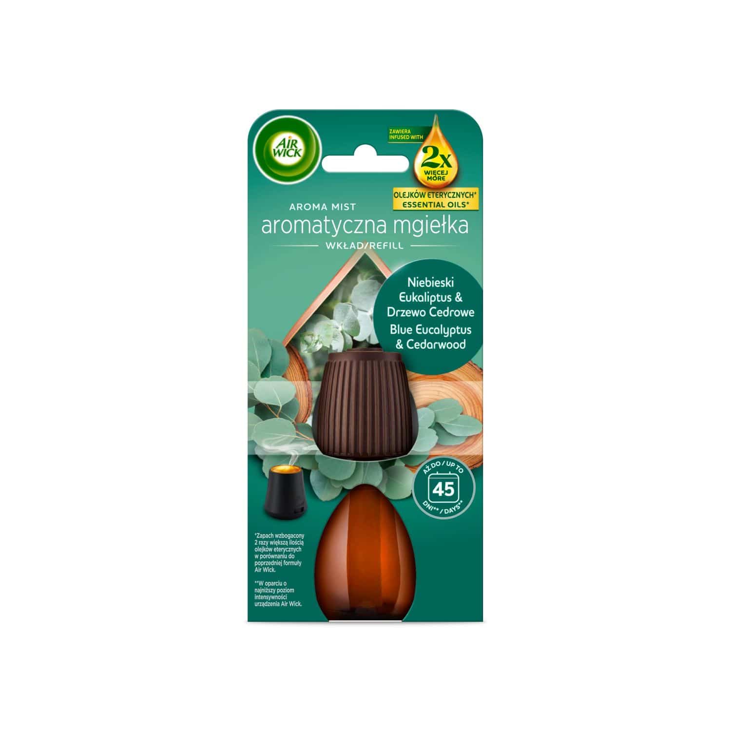 Освежитель воздуха AIR WICK AROMA MIST с запахом кедра, 20 мл