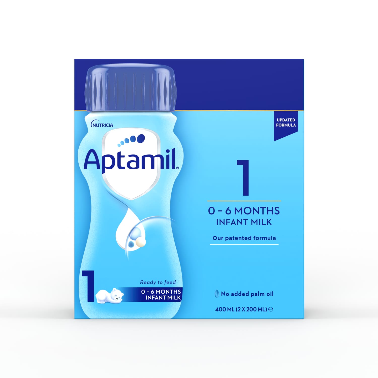 Pieno mišinys APTAMIL 1, 0 mėn, 2 x 200 ml